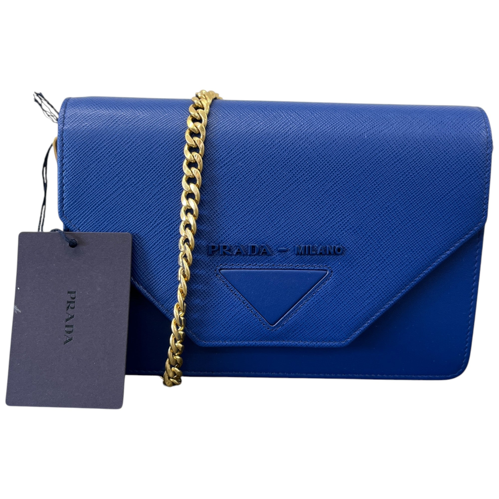 Women's Saffiano City Clap Handbag Blue