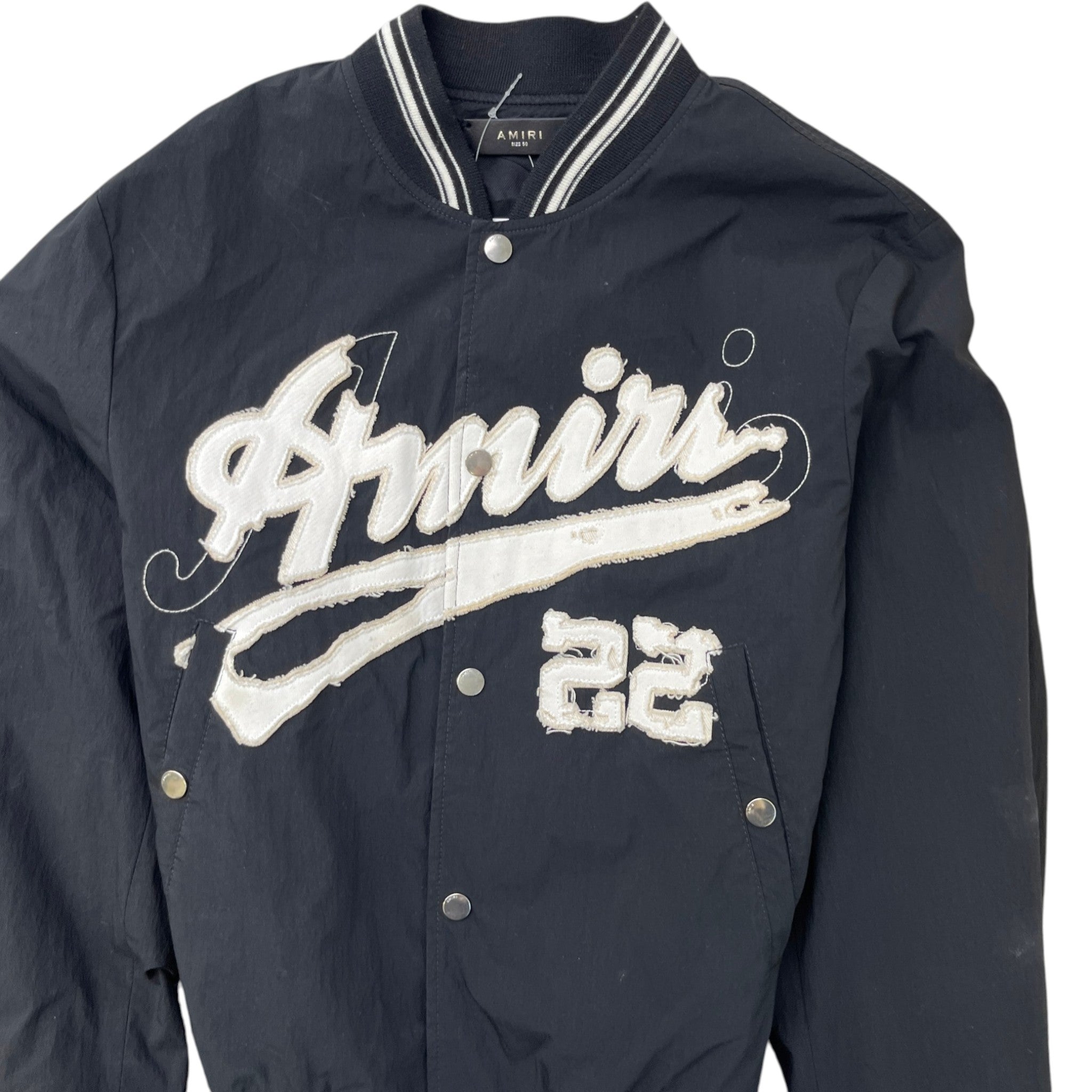 Men's Applique Logo Jacket Black Size IT 50 / L