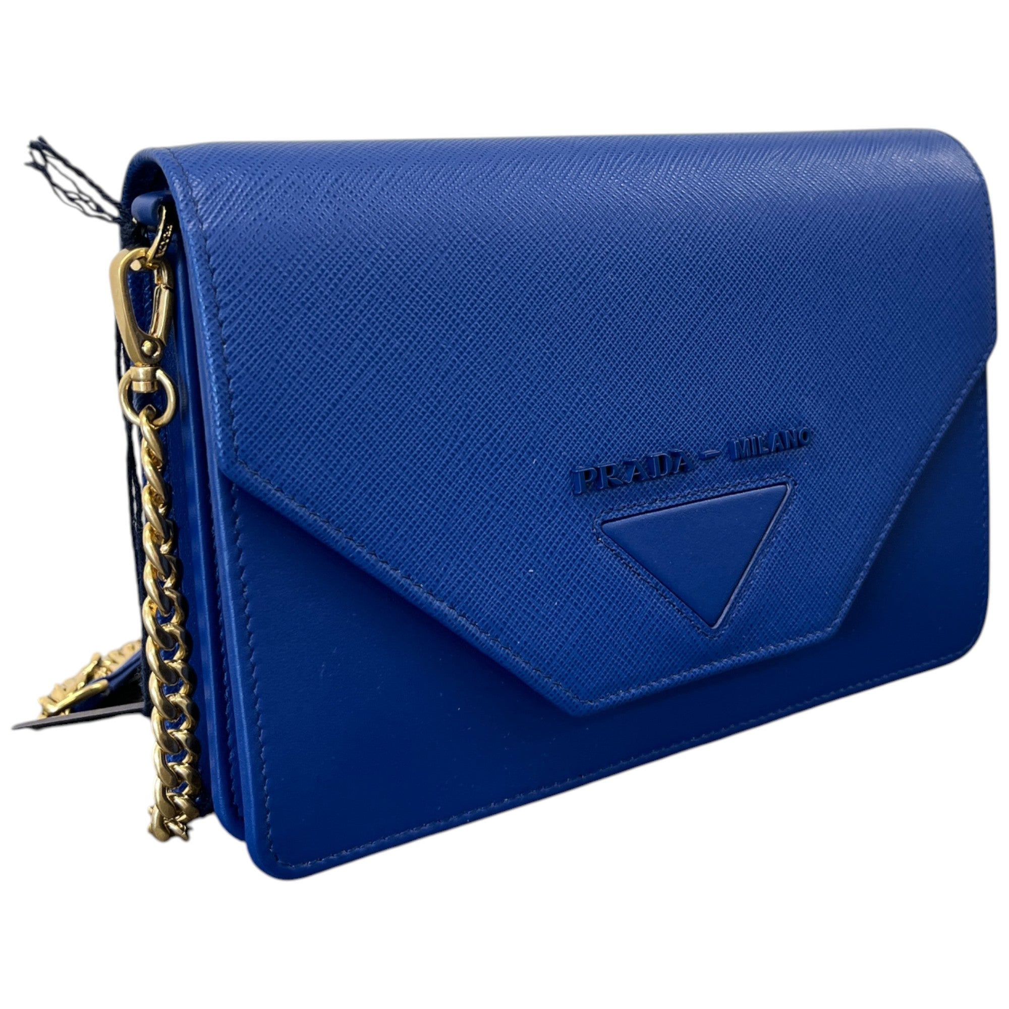 Women's Saffiano City Clap Handbag Blue