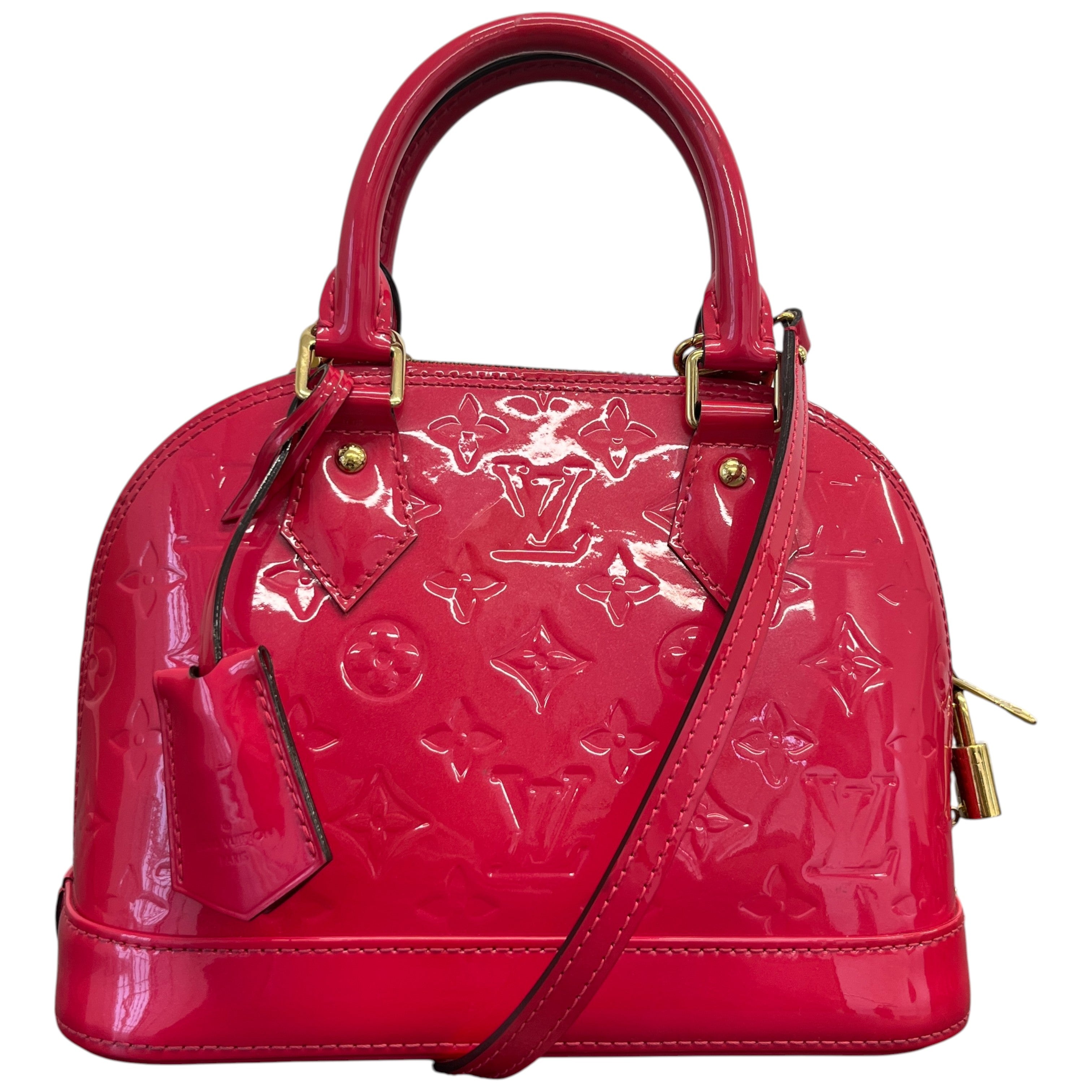 Women's Monogram Vernis Alma Bb Bag Pink