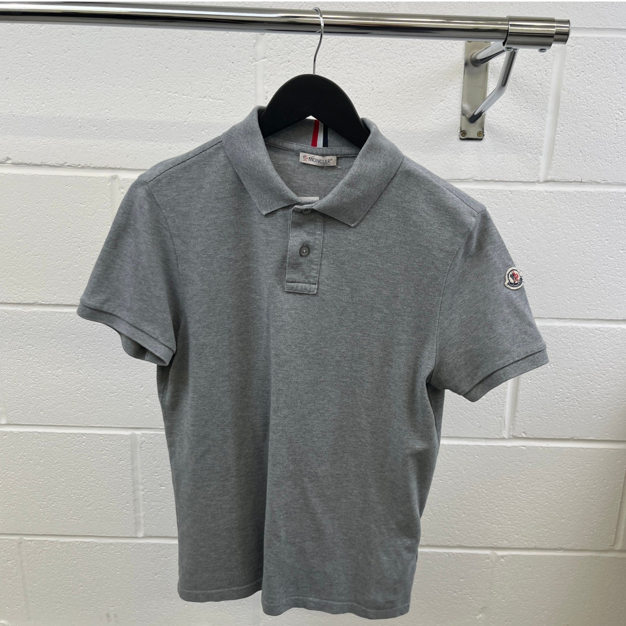 Men's Maglia Polo Shirt Grey Size S