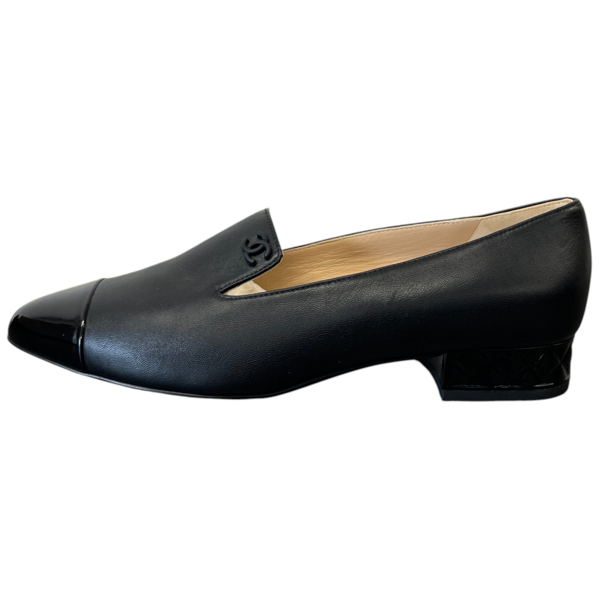 Women's Cc Logo Loafers Black Size EU 36 / UK 3