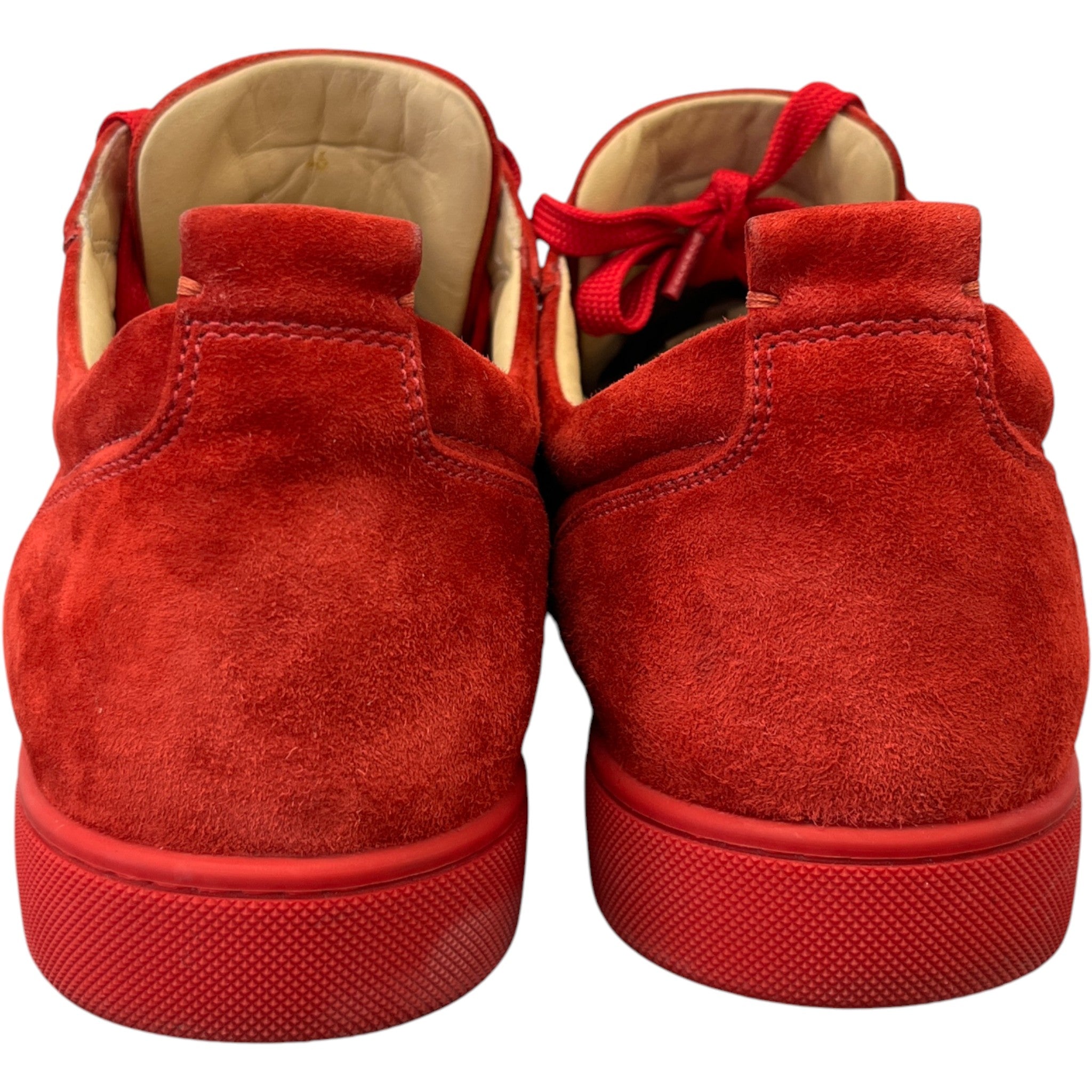 Men's Junior Spikes Low Trainers Red Size EU 46 / UK 12