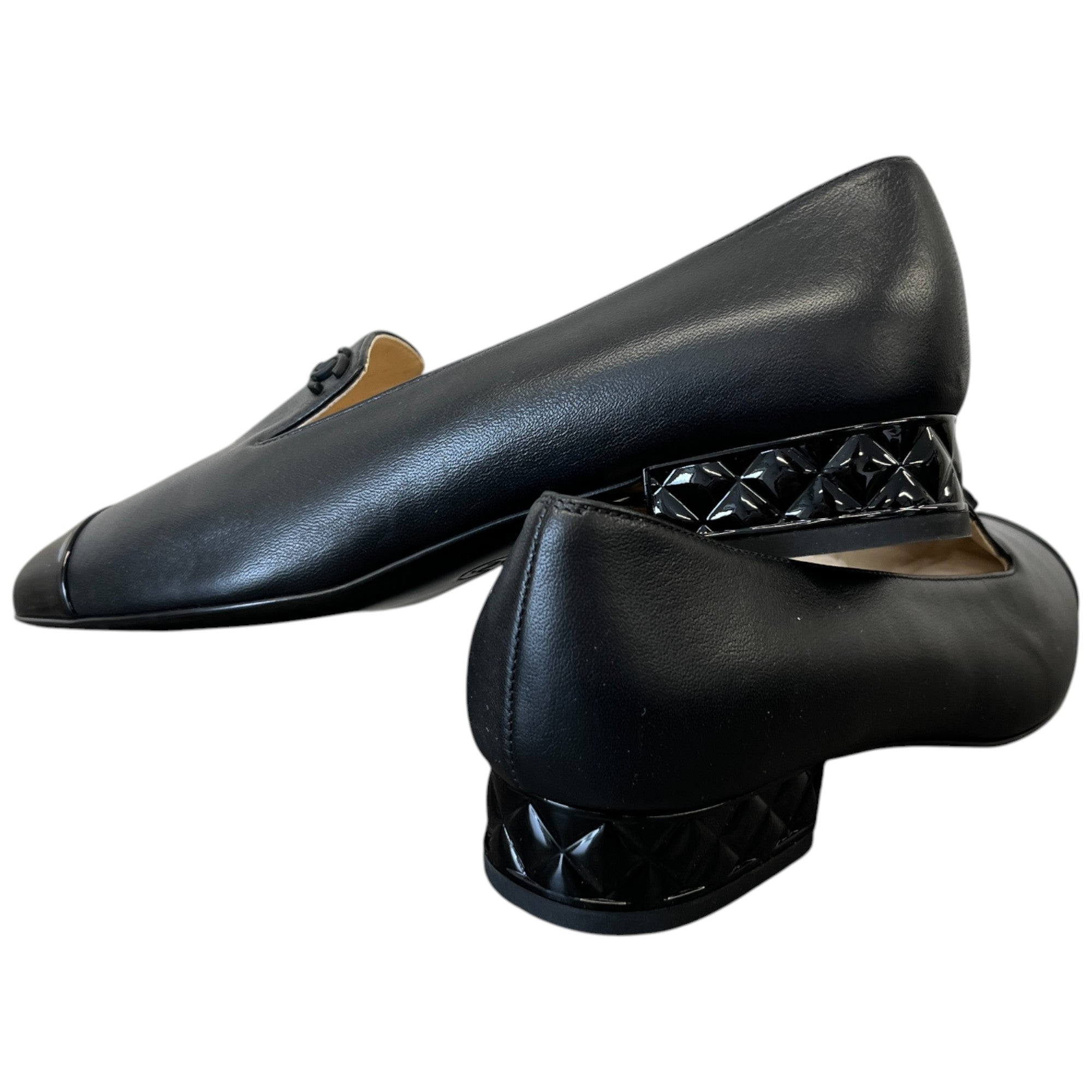 Women's Cc Logo Loafers Black Size EU 36 / UK 3