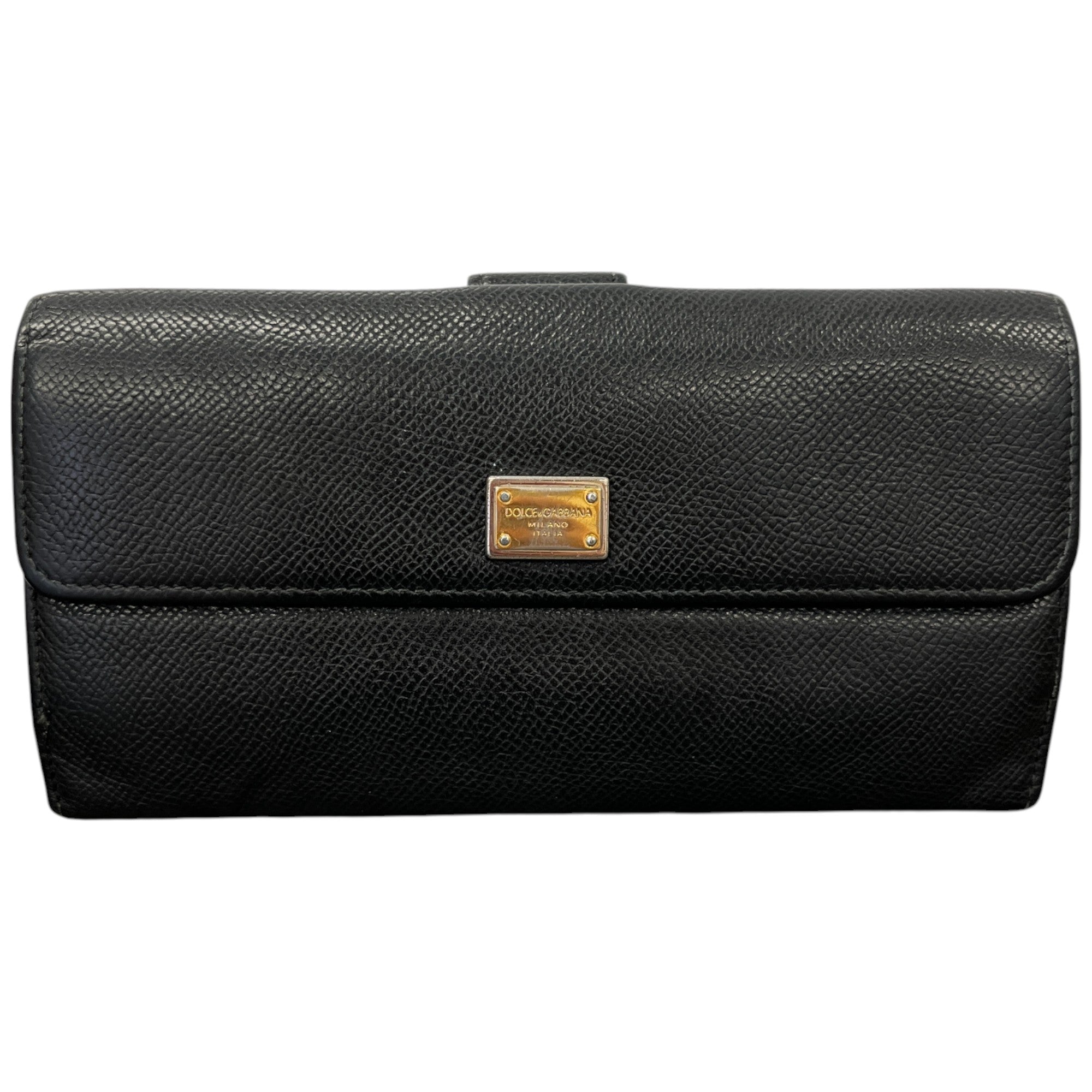 Women's Plaque Logo Purse Black