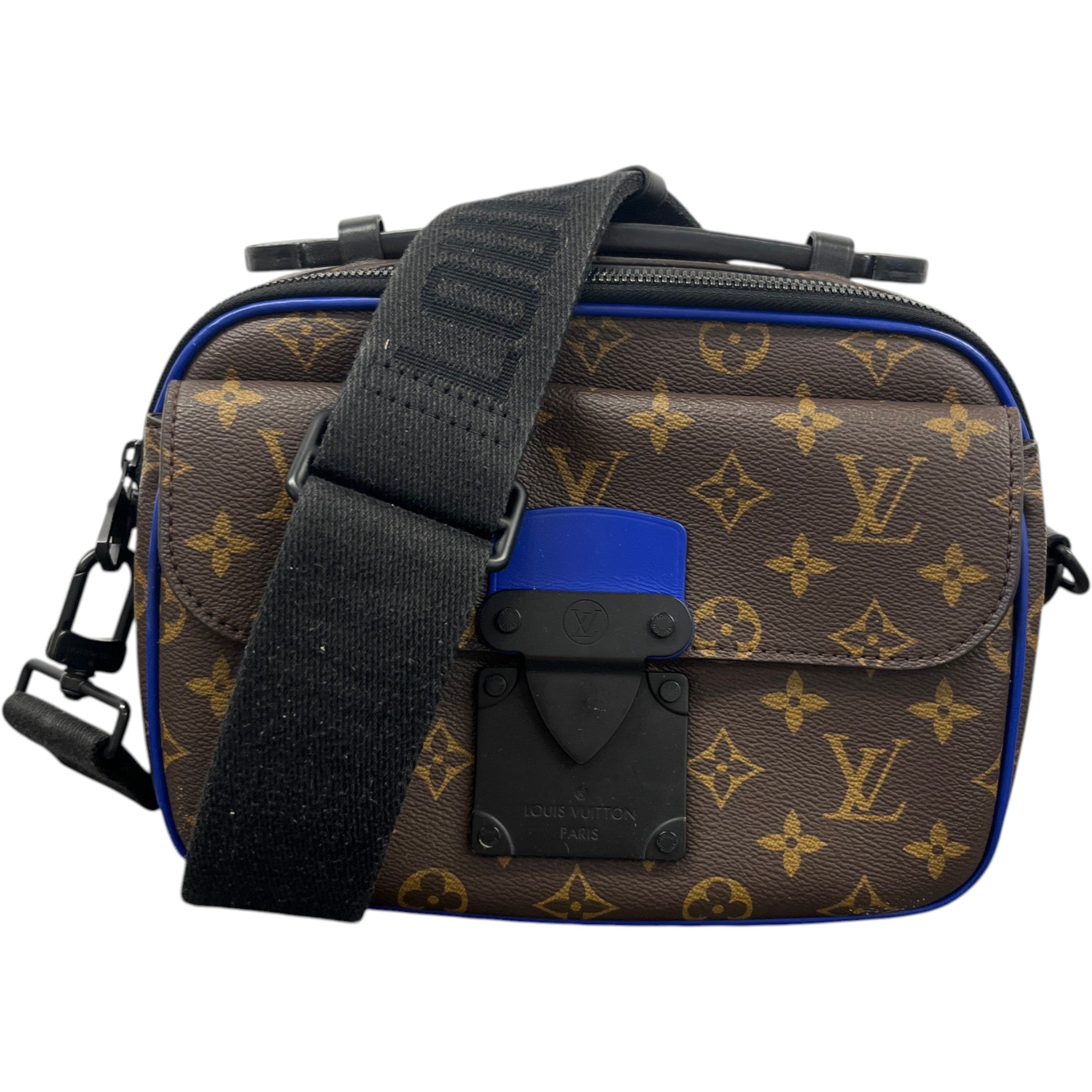 Men's Monogram S-Lock Messenger Bag Brown