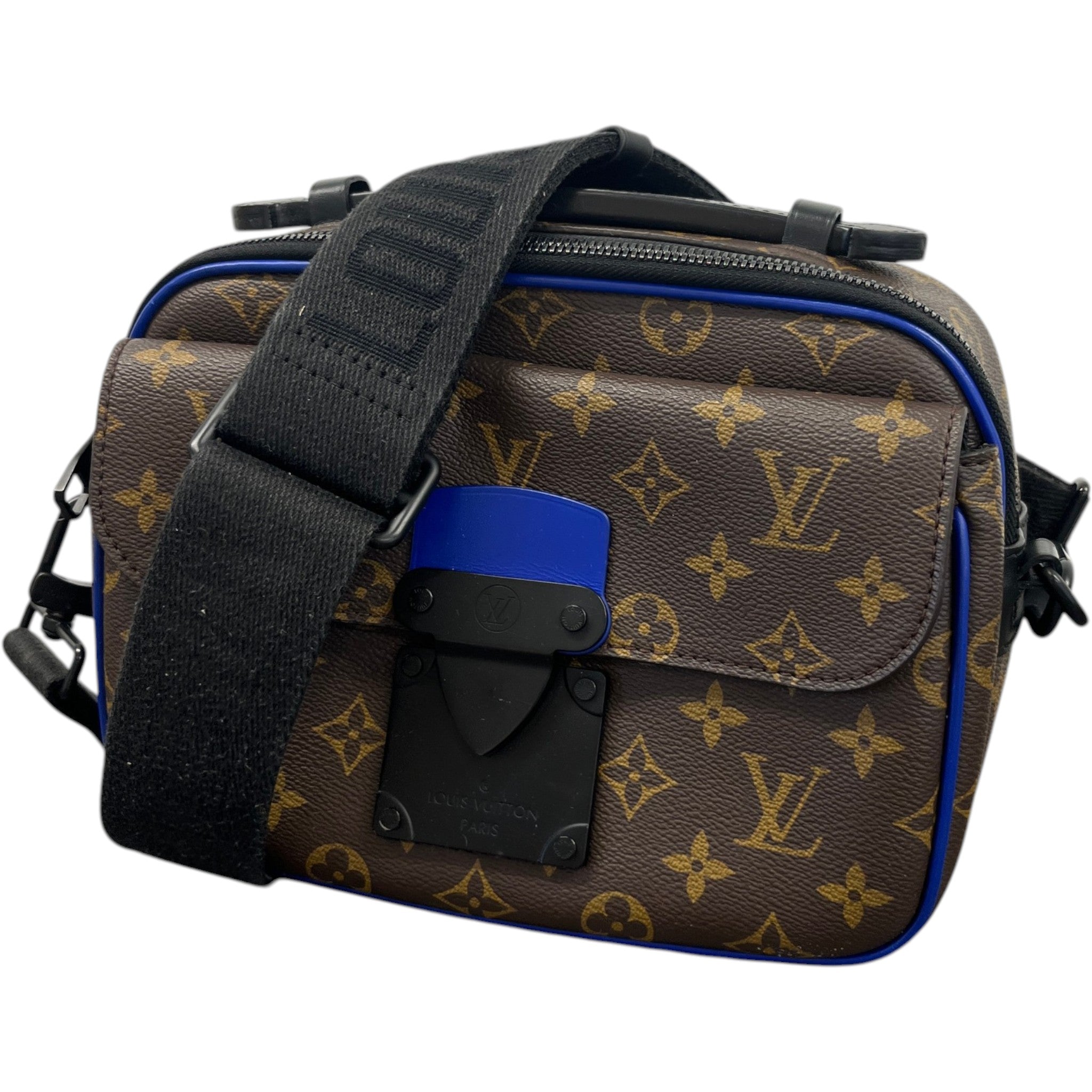 Men's Monogram S-Lock Messenger Bag Brown