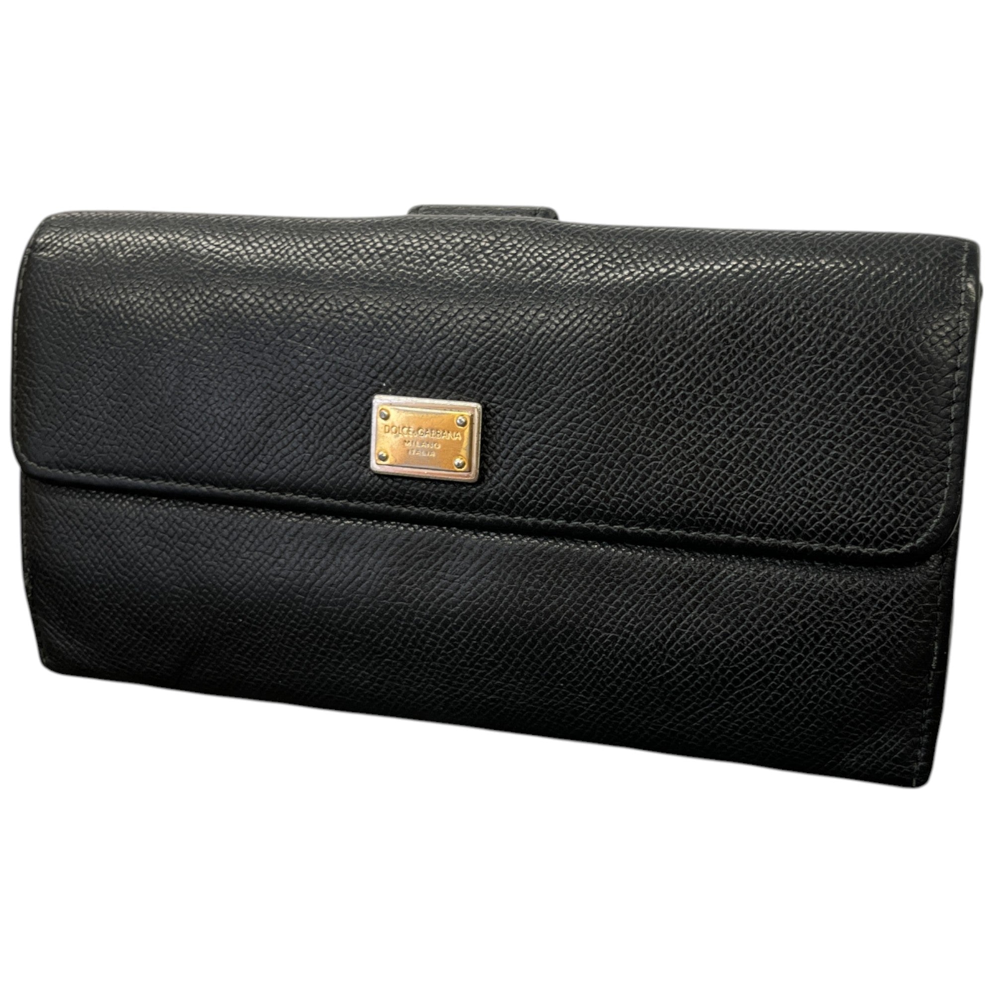 Women's Plaque Logo Purse Black