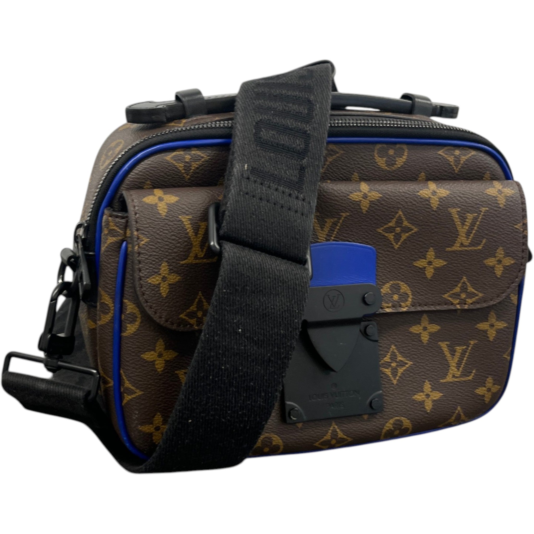 Men's Monogram S-Lock Messenger Bag Brown