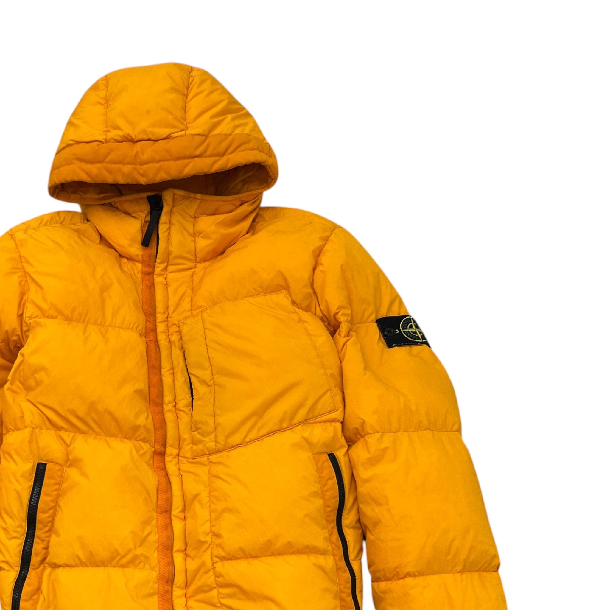 Men's Crinkle Reps Ny Down Down Jacket Orange Size L