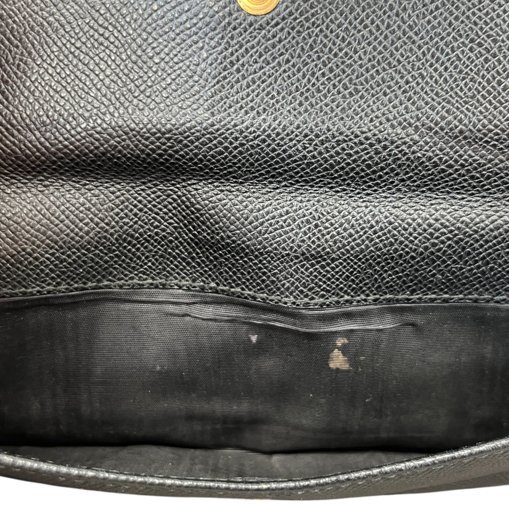 Women's Plaque Logo Purse Black