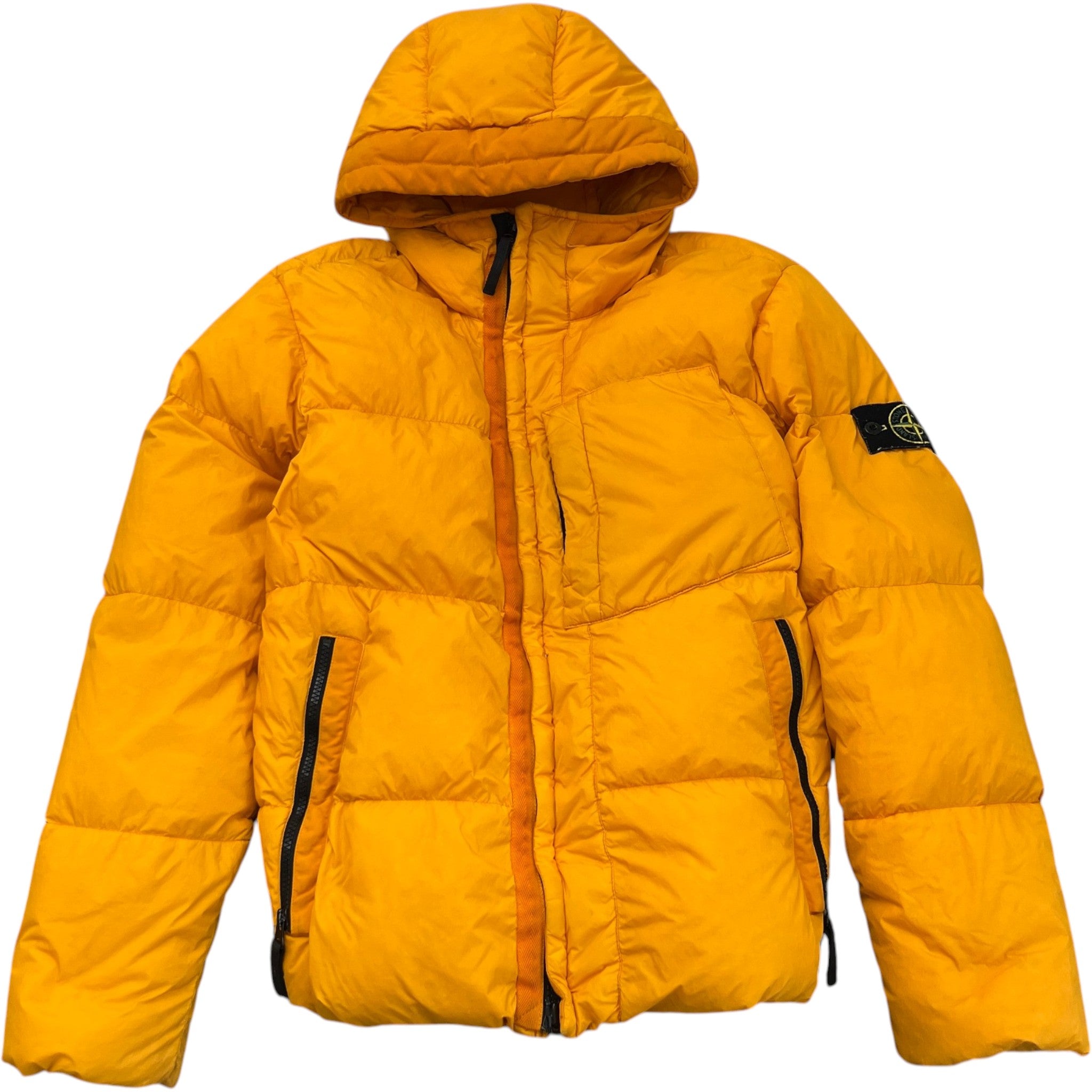 Men's Crinkle Reps Ny Down Down Jacket Orange Size L