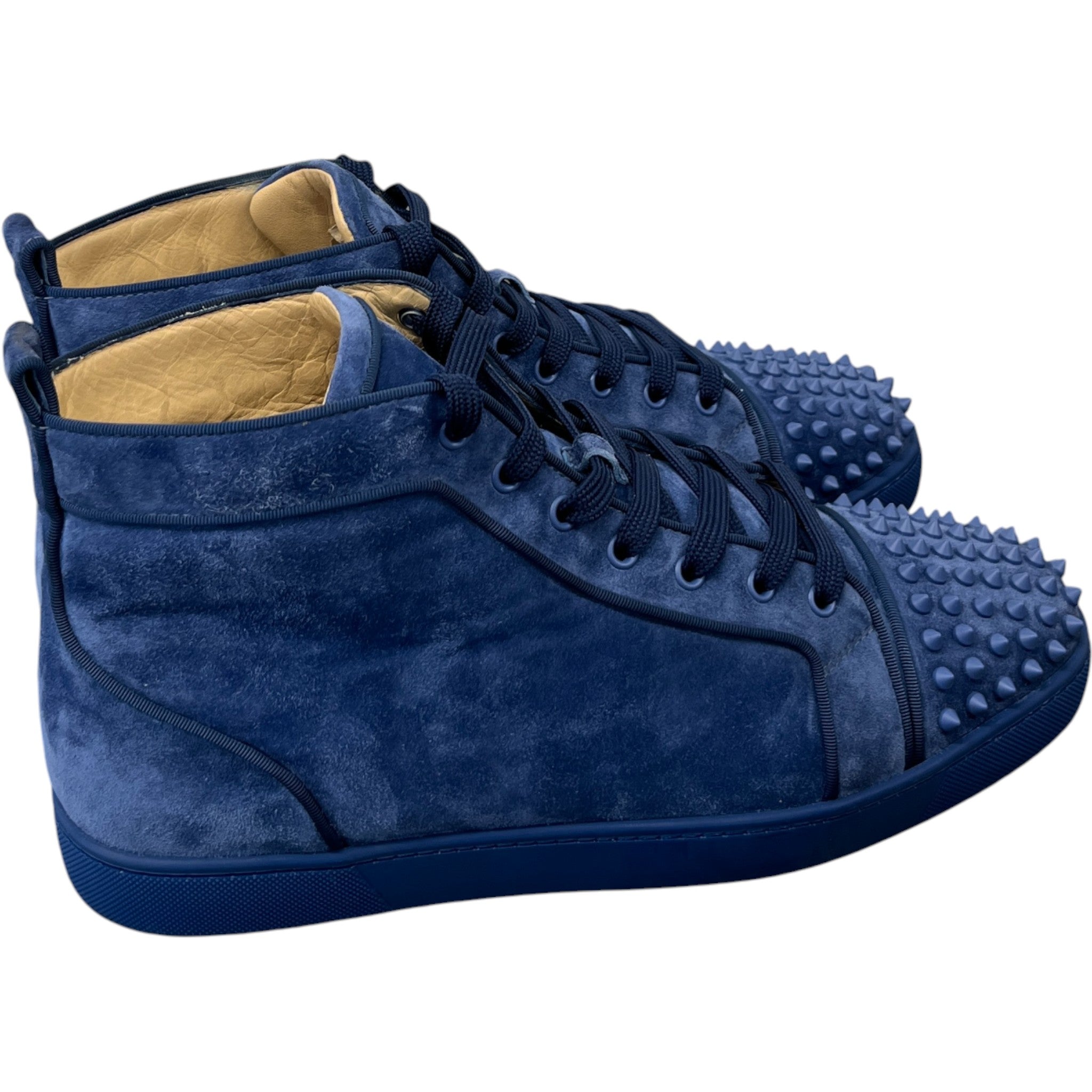 Men's Louis Spikes High Trainers Blue Size EU 46 / UK 12