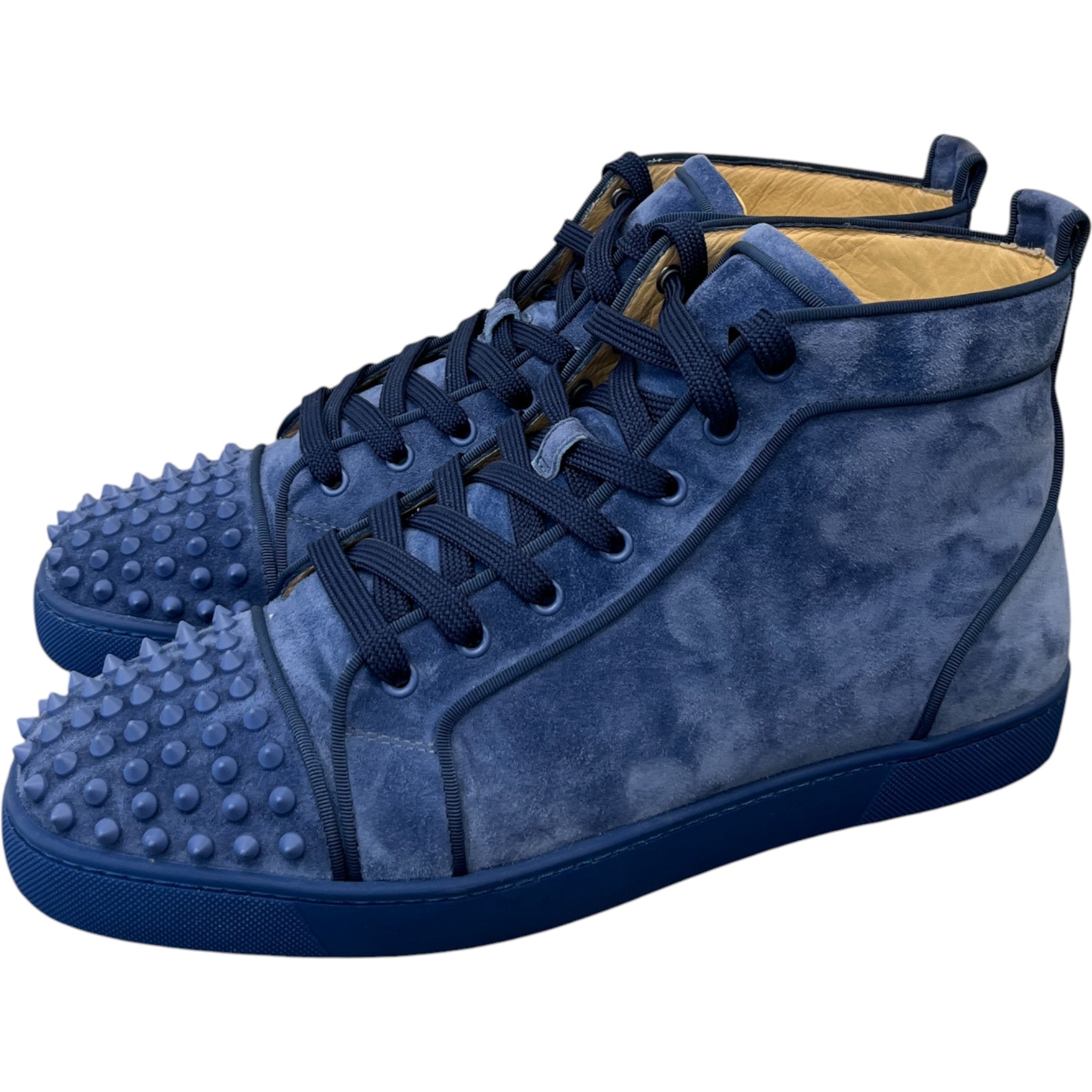 Men's Louis Spikes High Trainers Blue Size EU 46 / UK 12