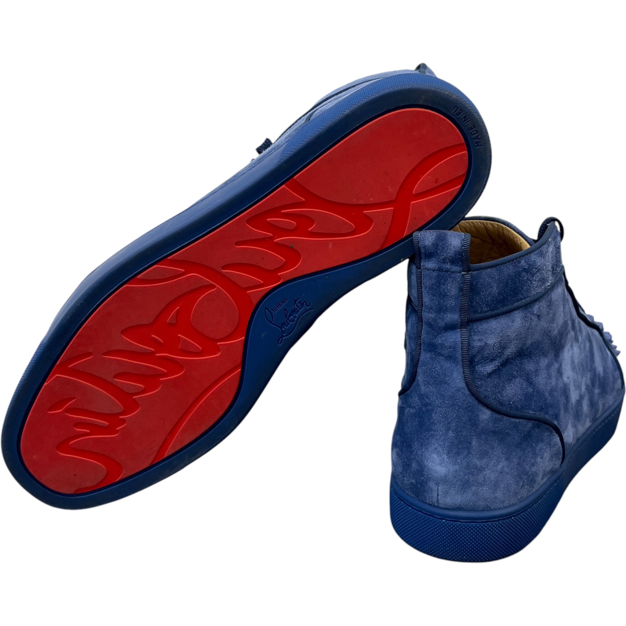 Men's Louis Spikes High Trainers Blue Size EU 46 / UK 12