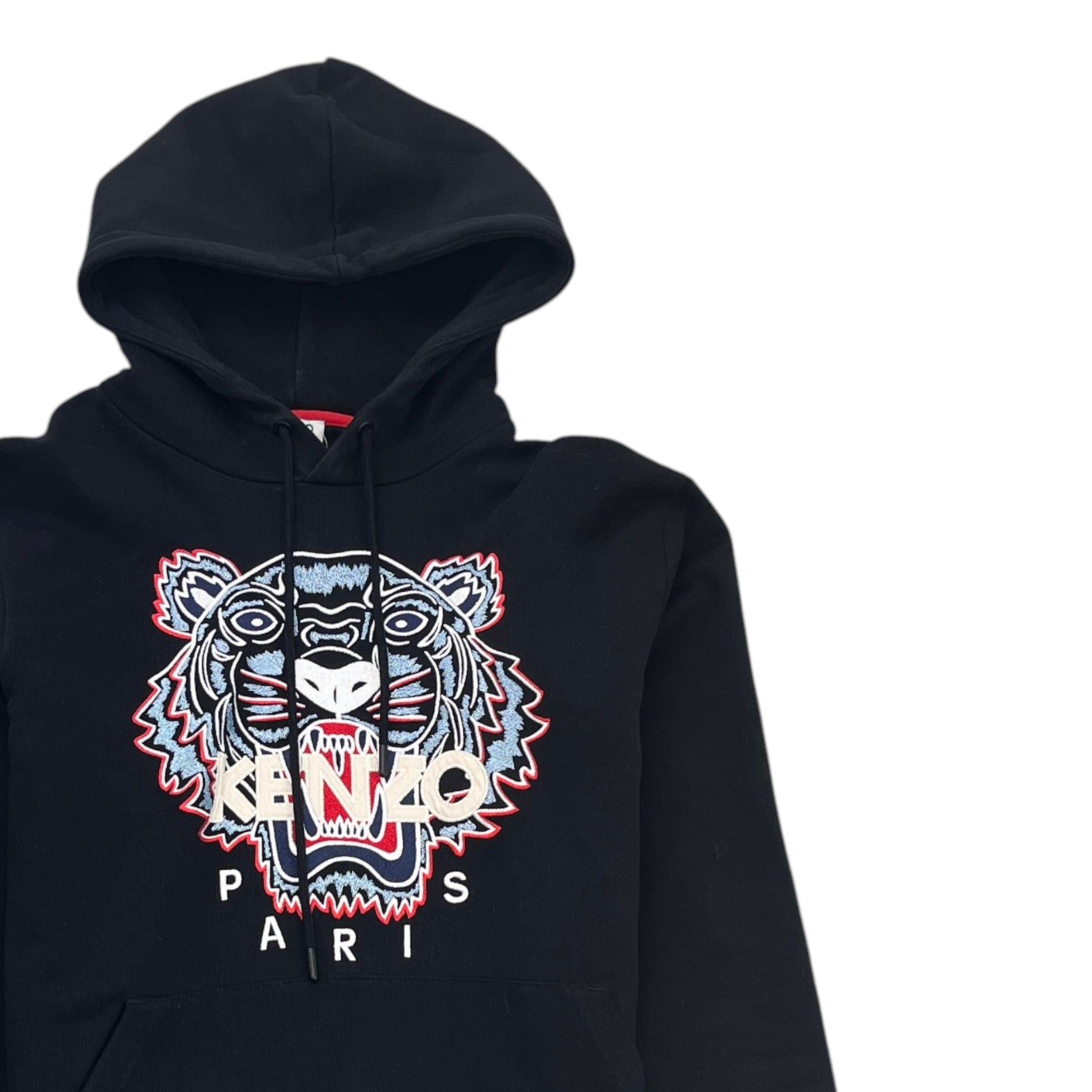Men's Embroidered Tiger Sweatshirt Black Size M