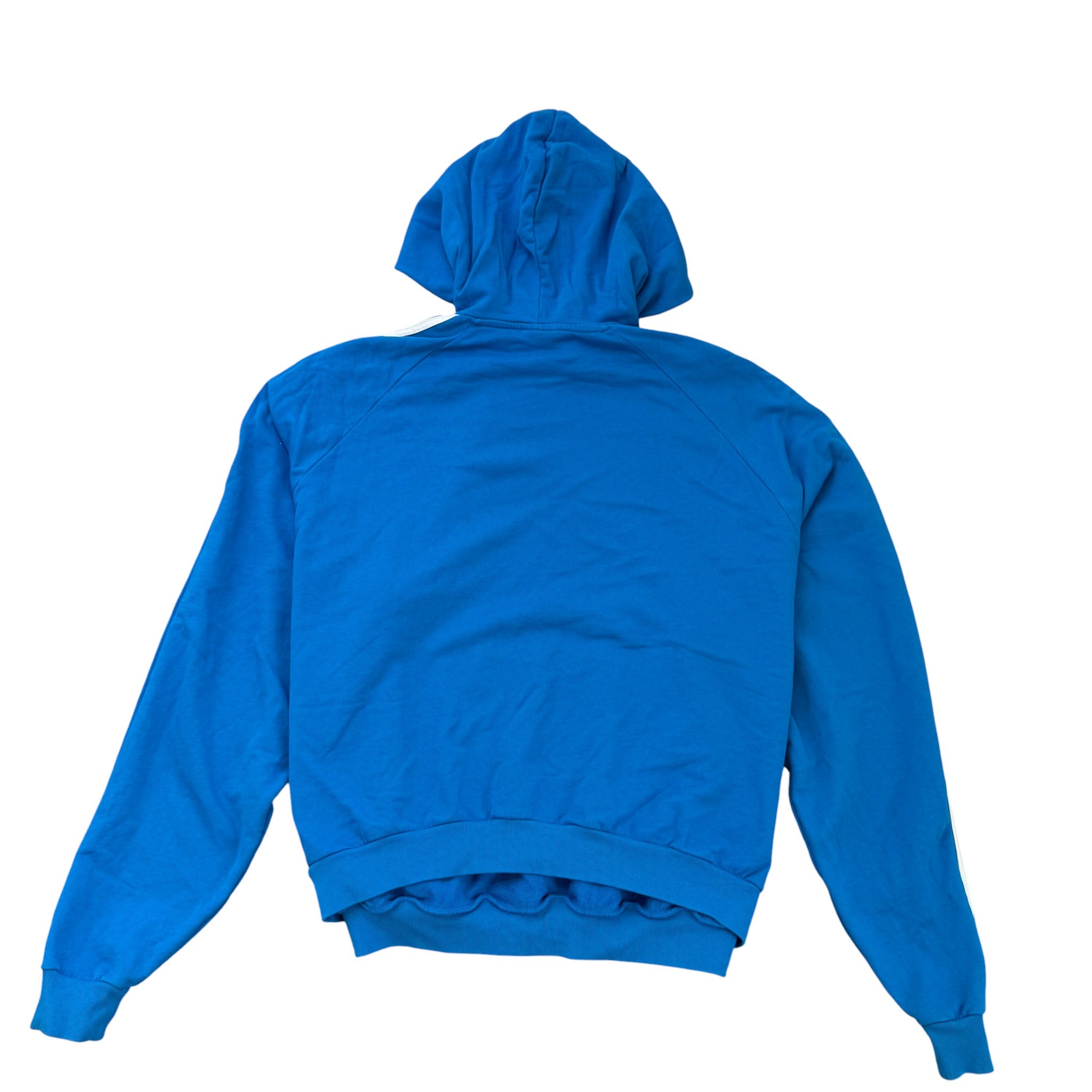 Men's X Adidas Embroidered Logo Hoodie Blue Size S