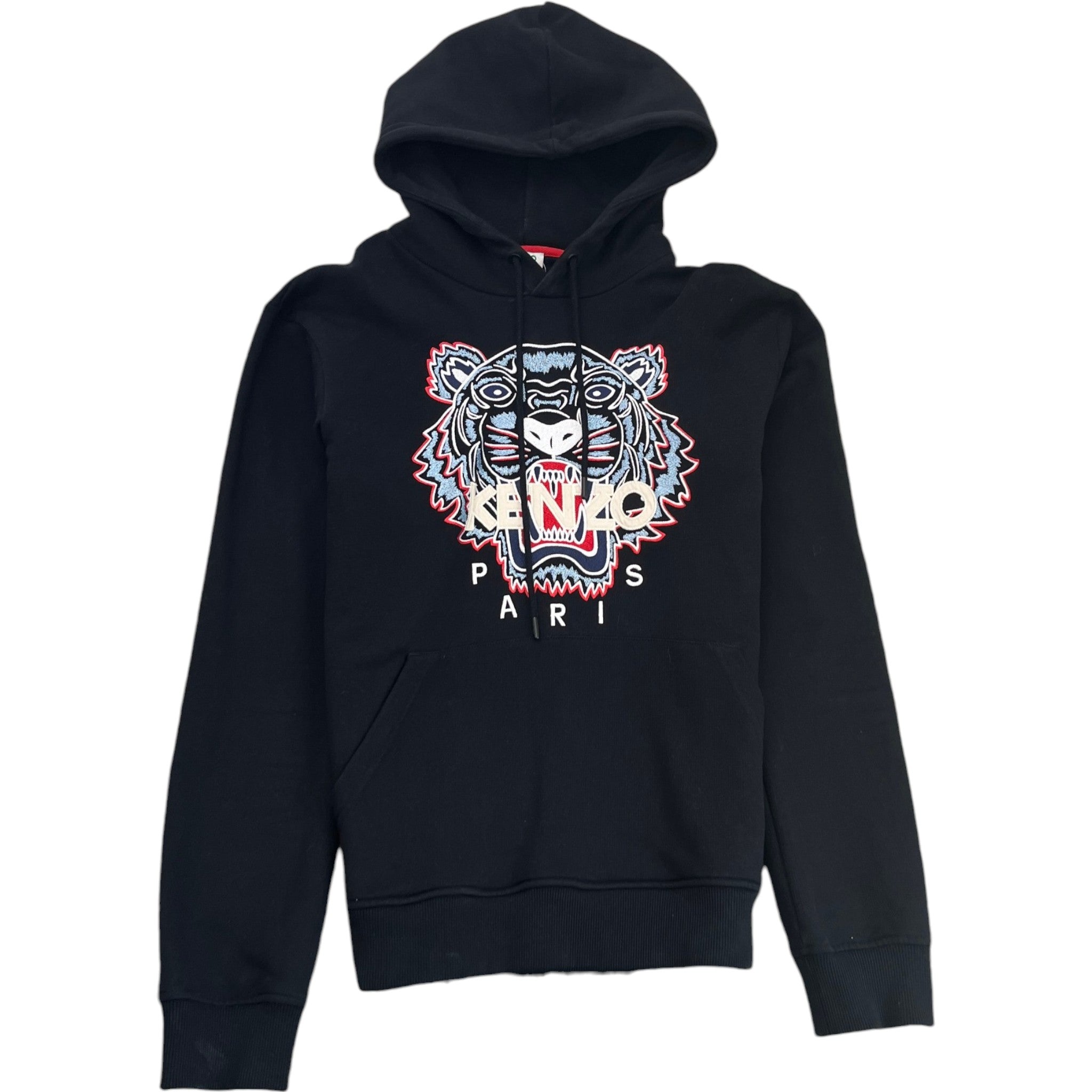 Men's Embroidered Tiger Sweatshirt Black Size M
