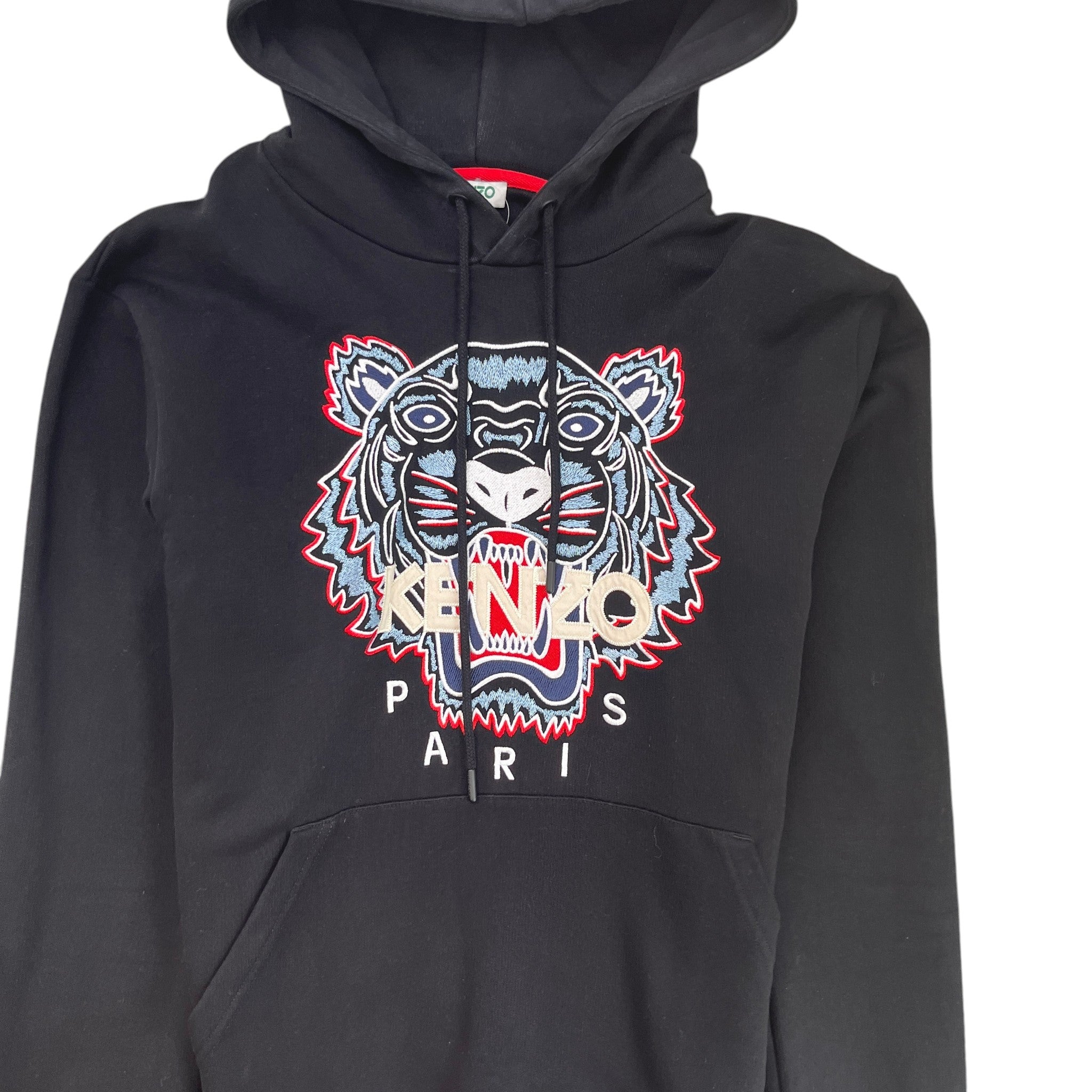 Men's Embroidered Tiger Sweatshirt Black Size M