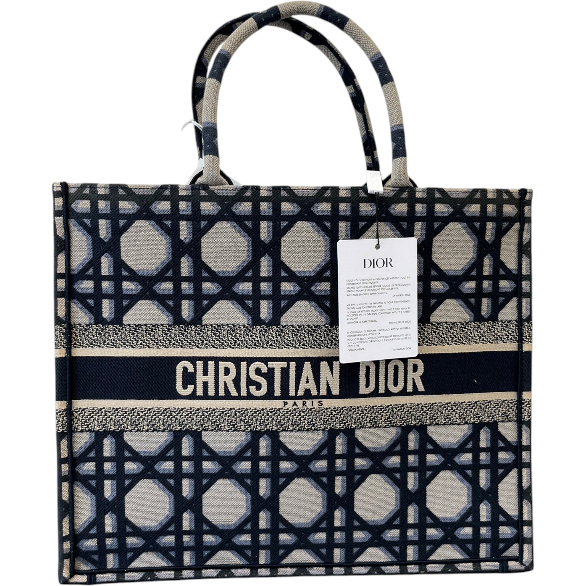 Women's Book Tote Bag Navy