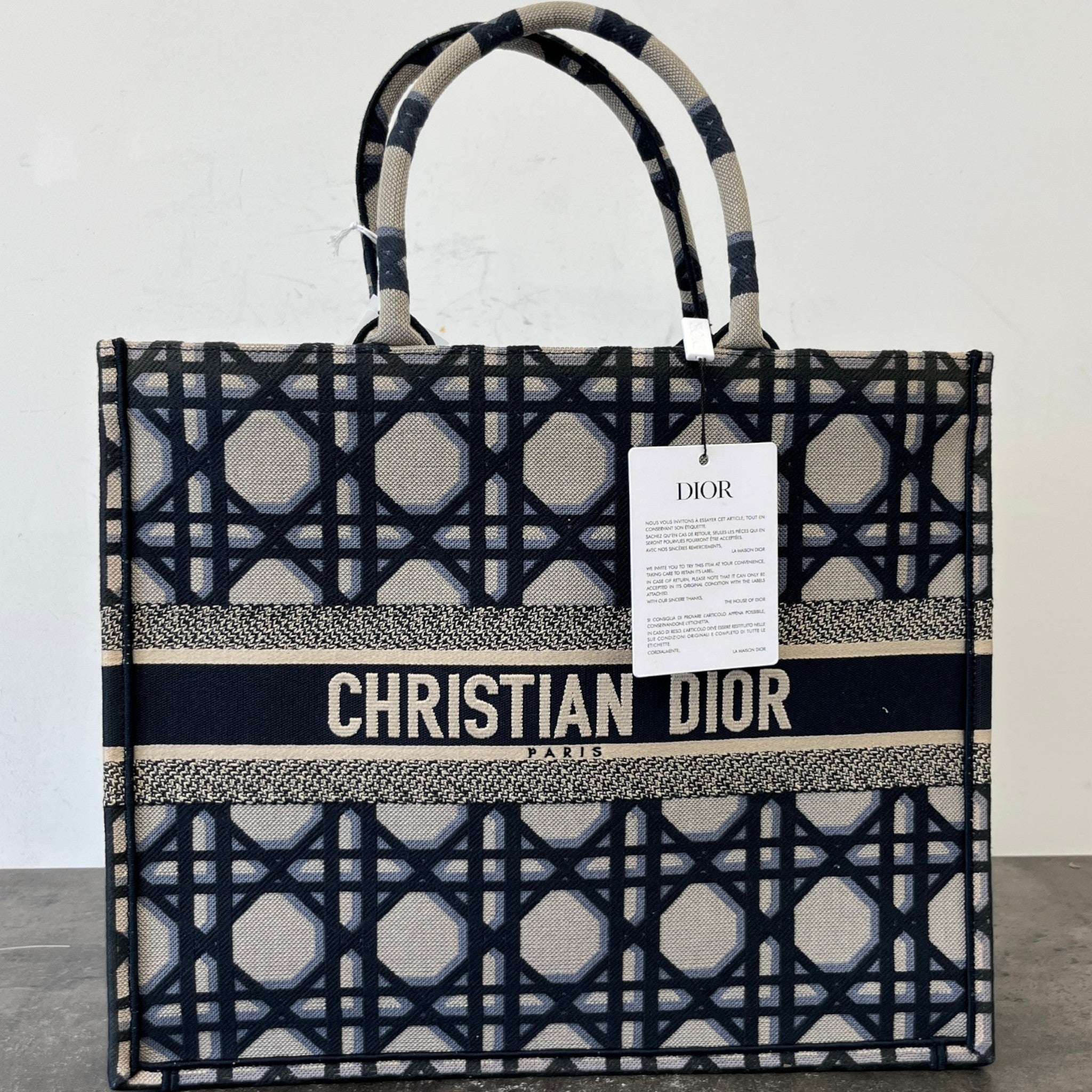 Women's Book Tote Bag Navy