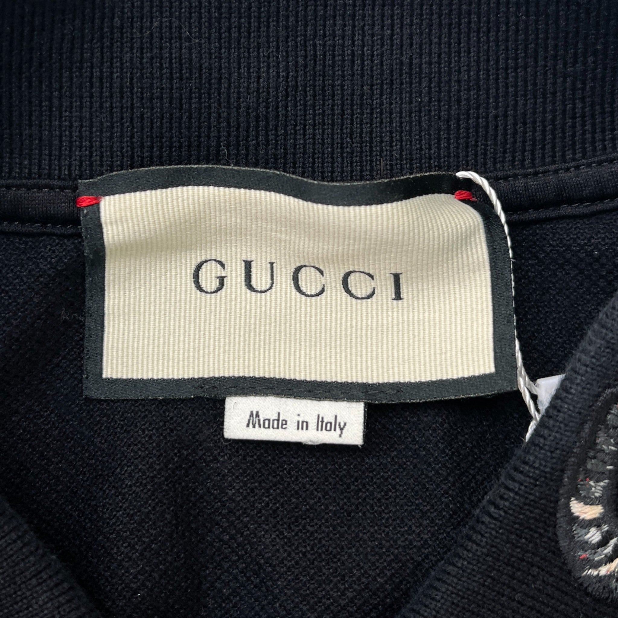 Men's Kingsnake Collar Polo Shirt Black Size XL