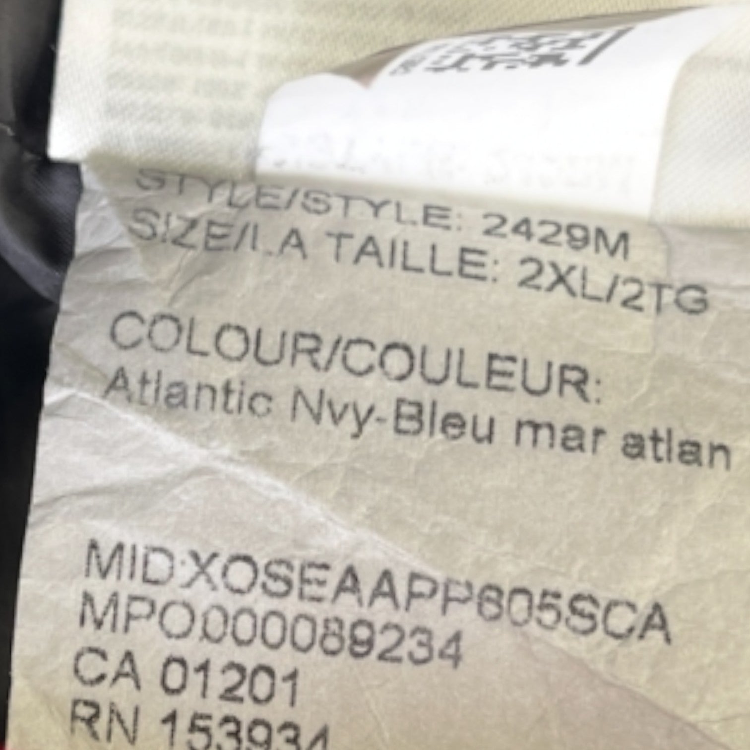 Men's Lockeport Windbreaker Navy Size XXL