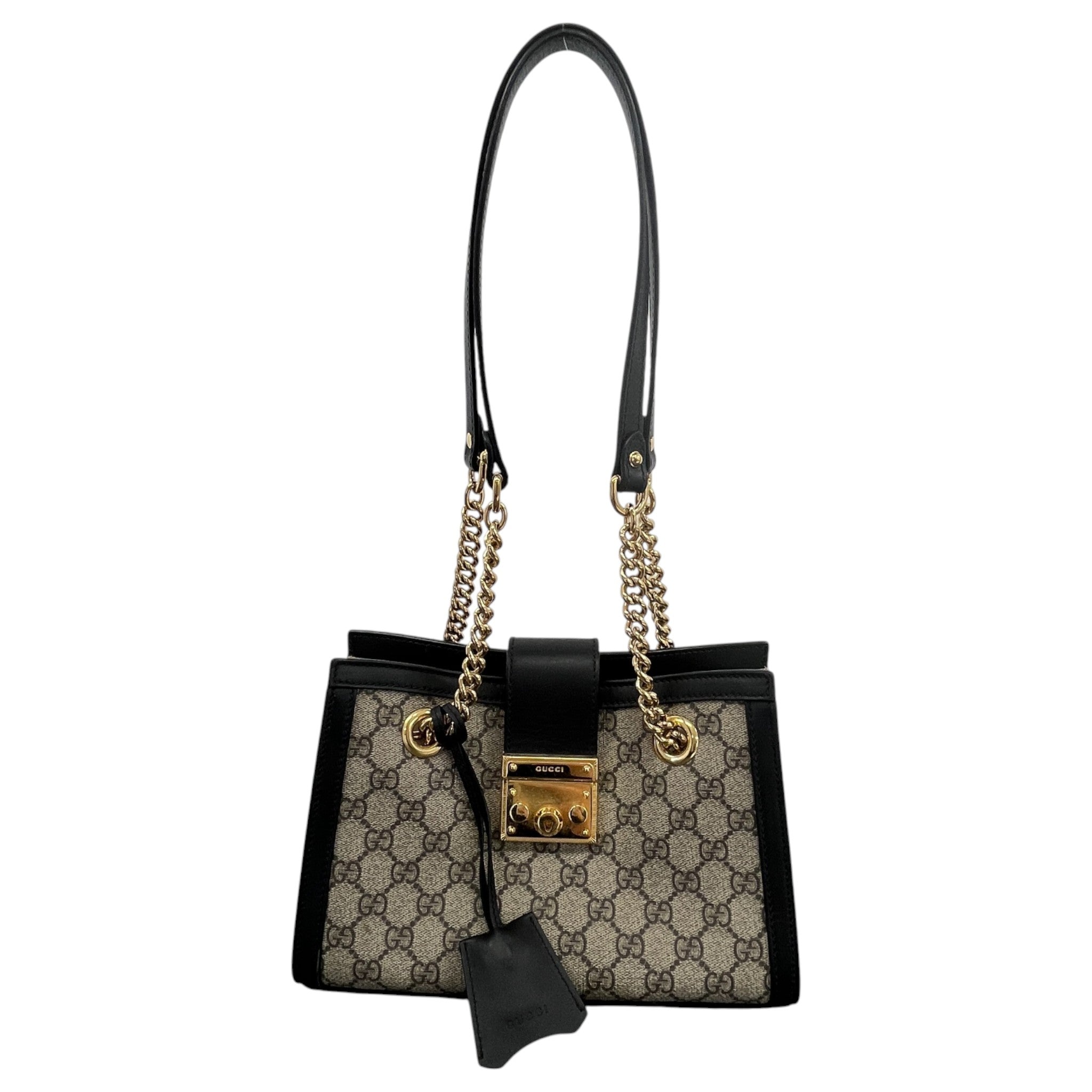 Women's Gg Supreme Padlock Bag Beige