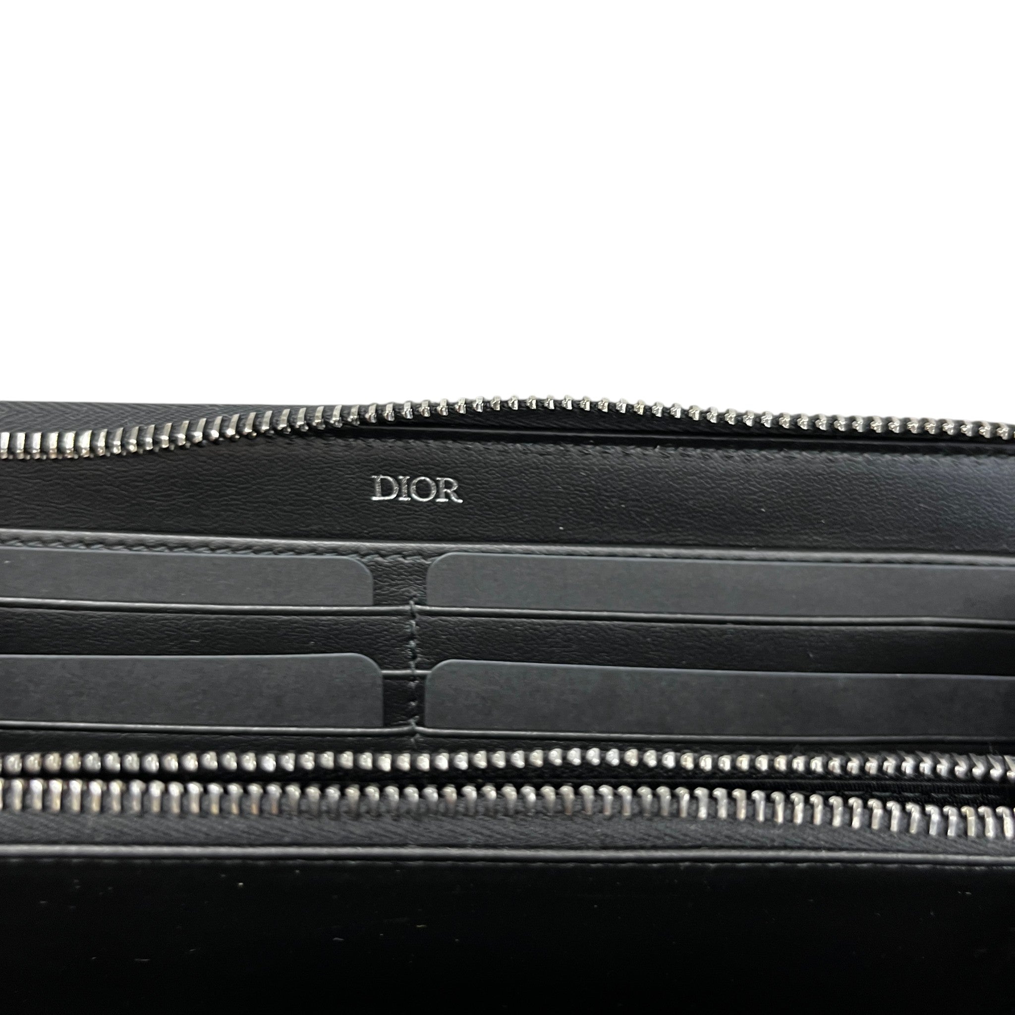 Men's Cd Diamond Wallet Grey