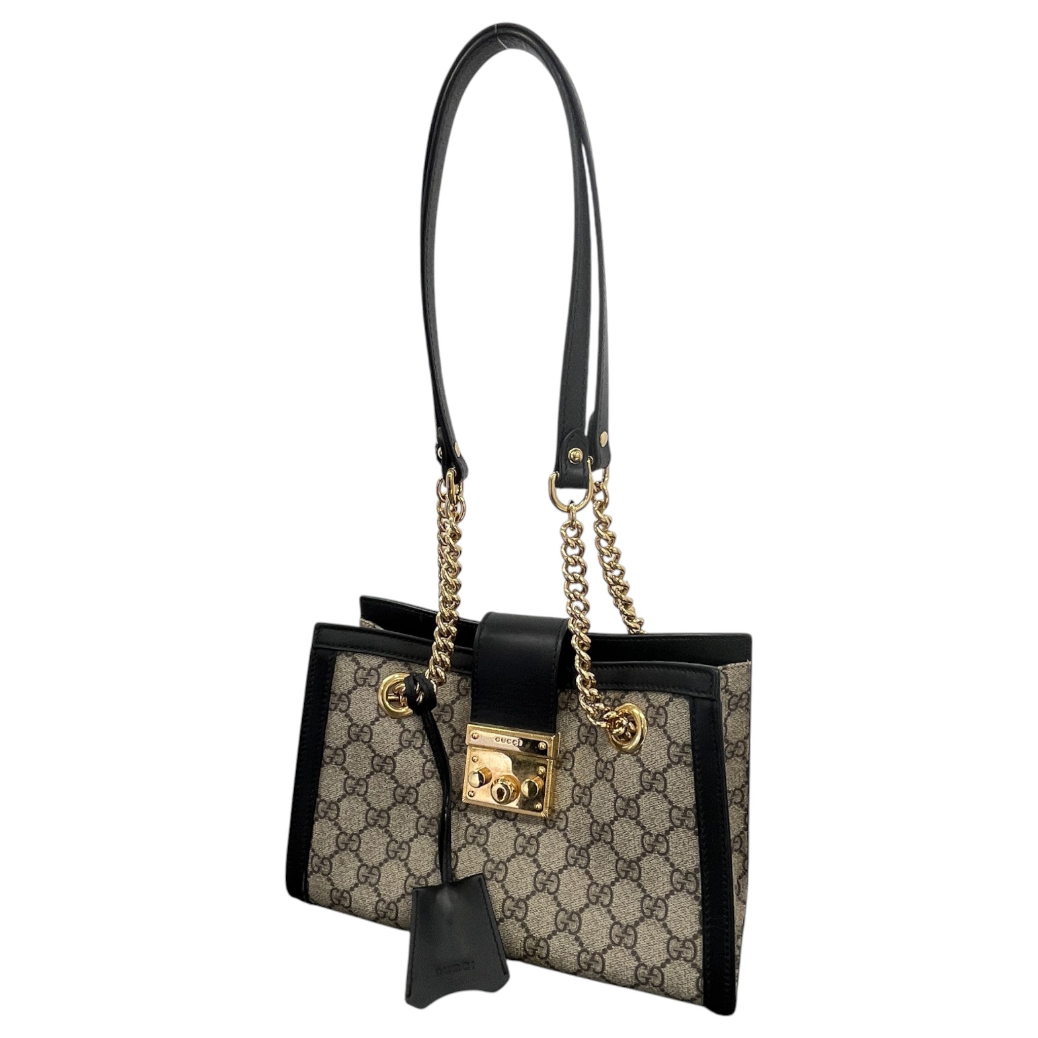 Women's Gg Supreme Padlock Bag Beige