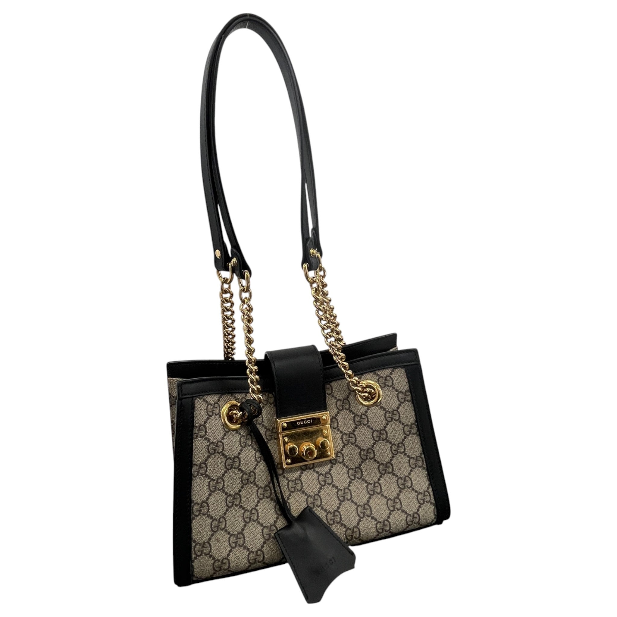 Women's Gg Supreme Padlock Bag Beige