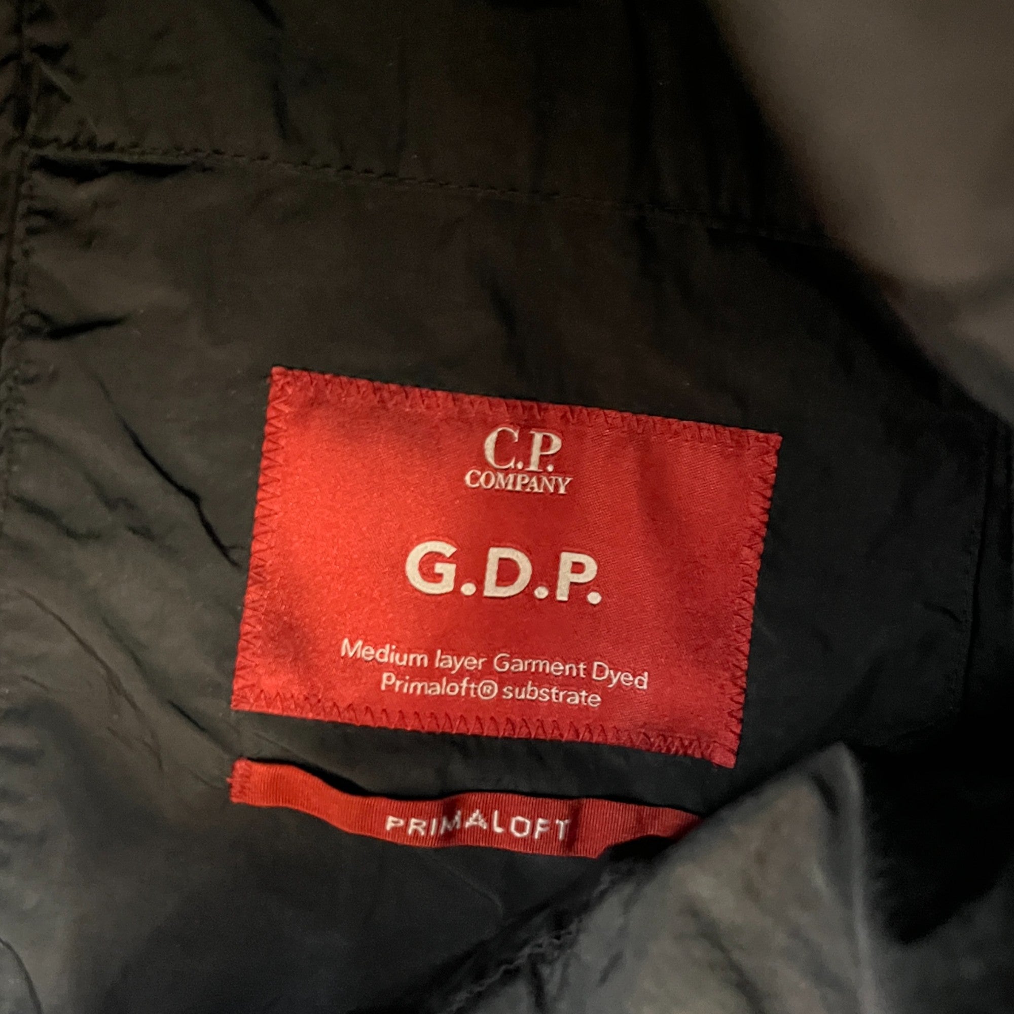 Men's G.D.P. Primaloft Lens Jacket Black Size IT 52 / XL