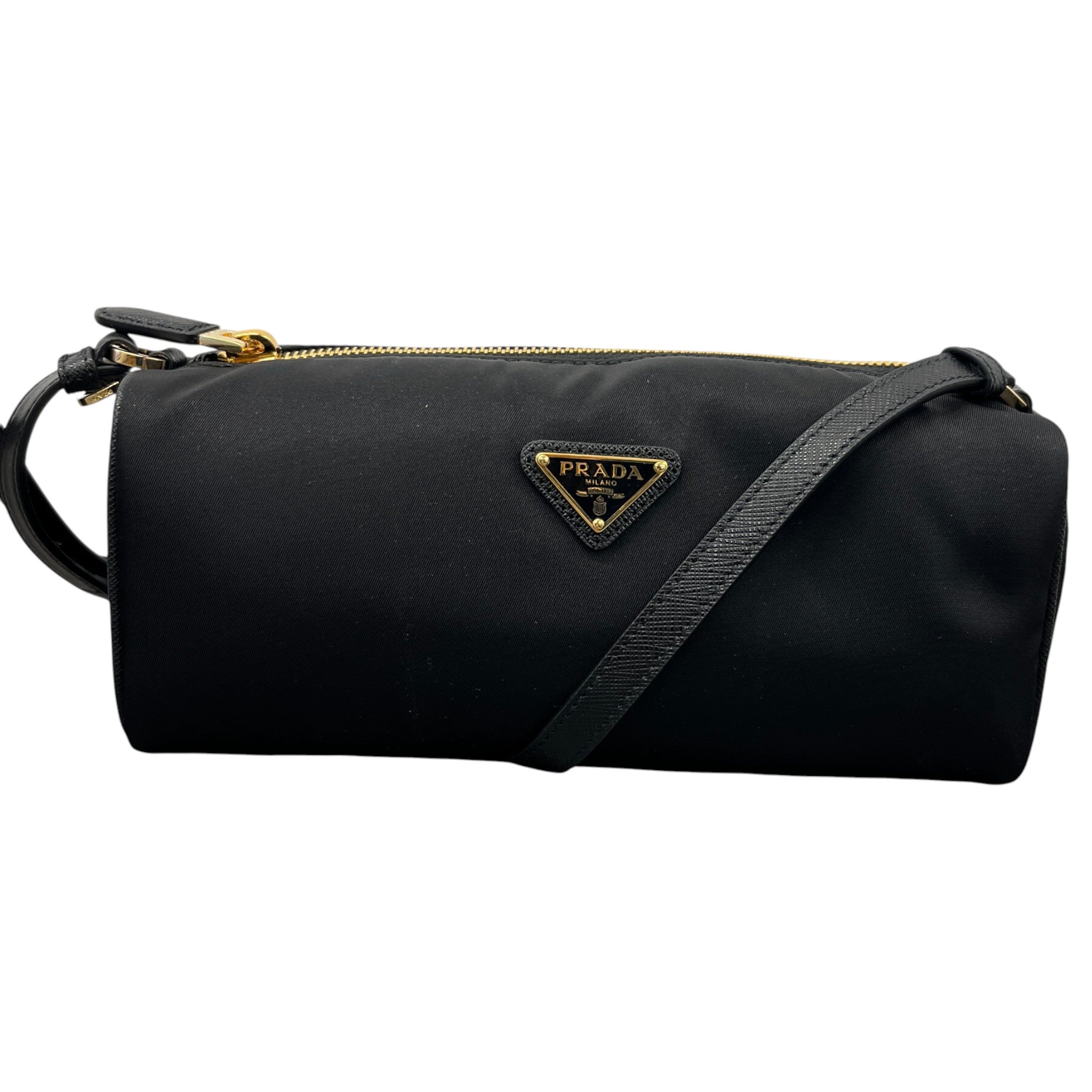 Women's Plaque Logo Handbag Black