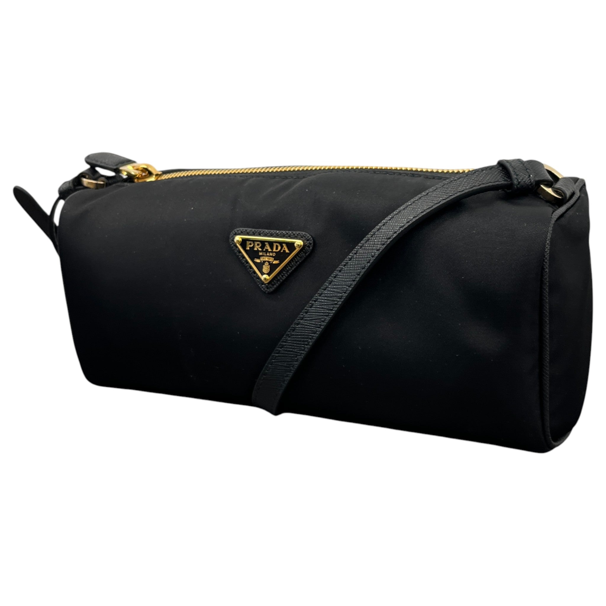 Women's Plaque Logo Handbag Black