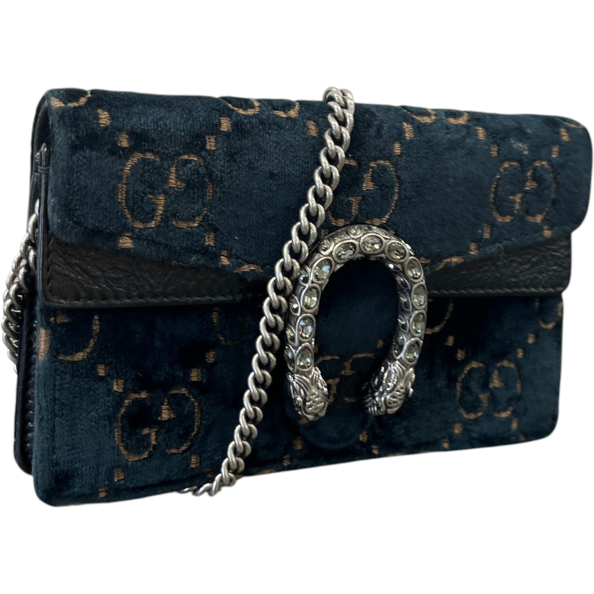 Women's Gg Supreme Dionysus Super Mini Handbag Navy