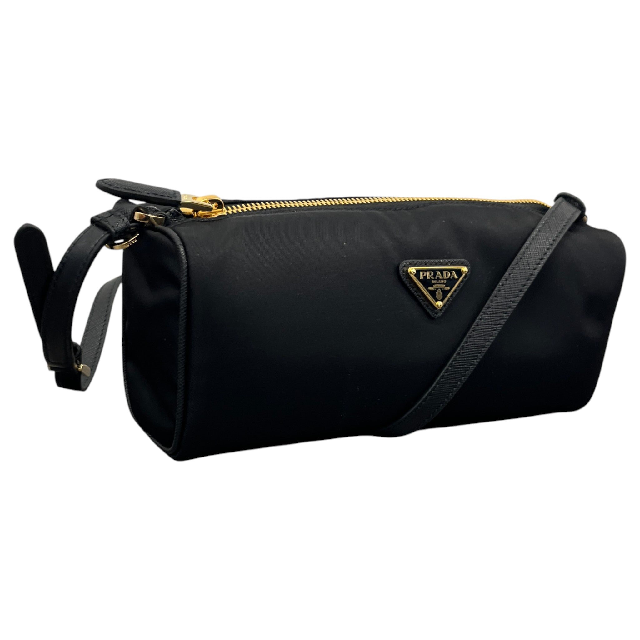 Women's Plaque Logo Handbag Black