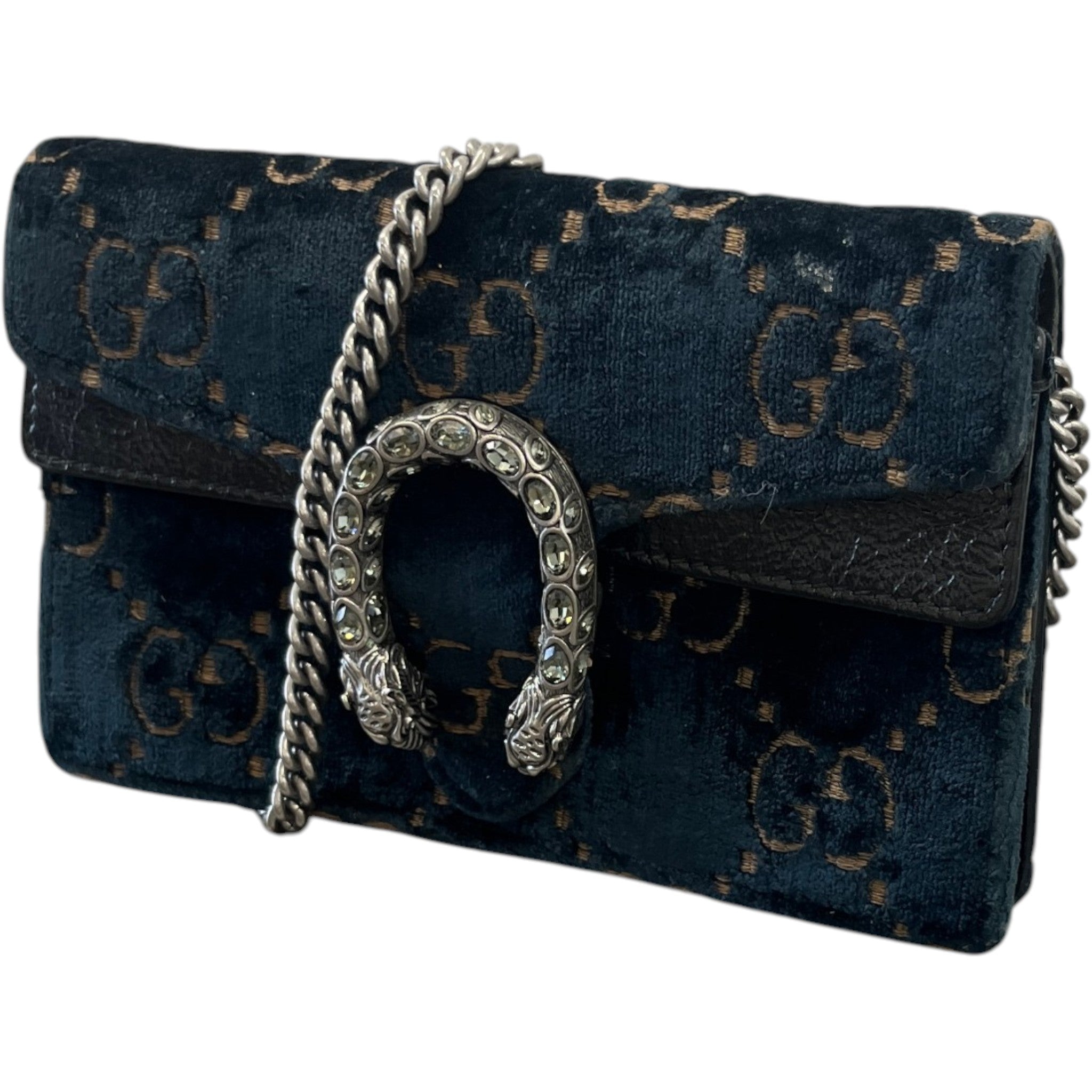 Women's Gg Supreme Dionysus Super Mini Handbag Navy