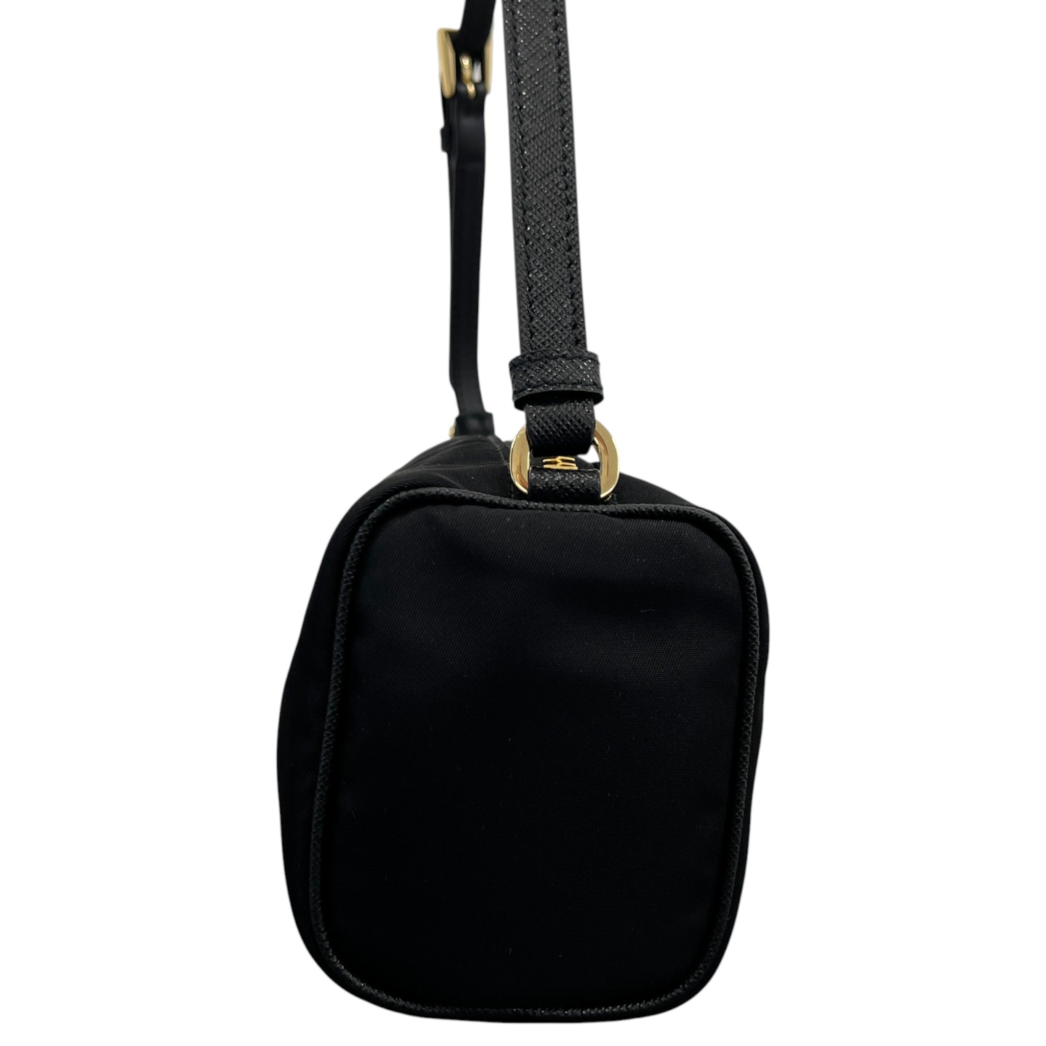 Women's Plaque Logo Handbag Black