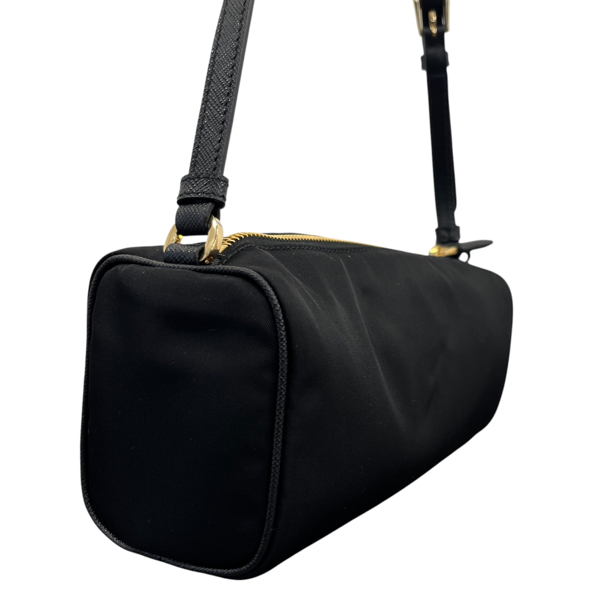 Women's Plaque Logo Handbag Black