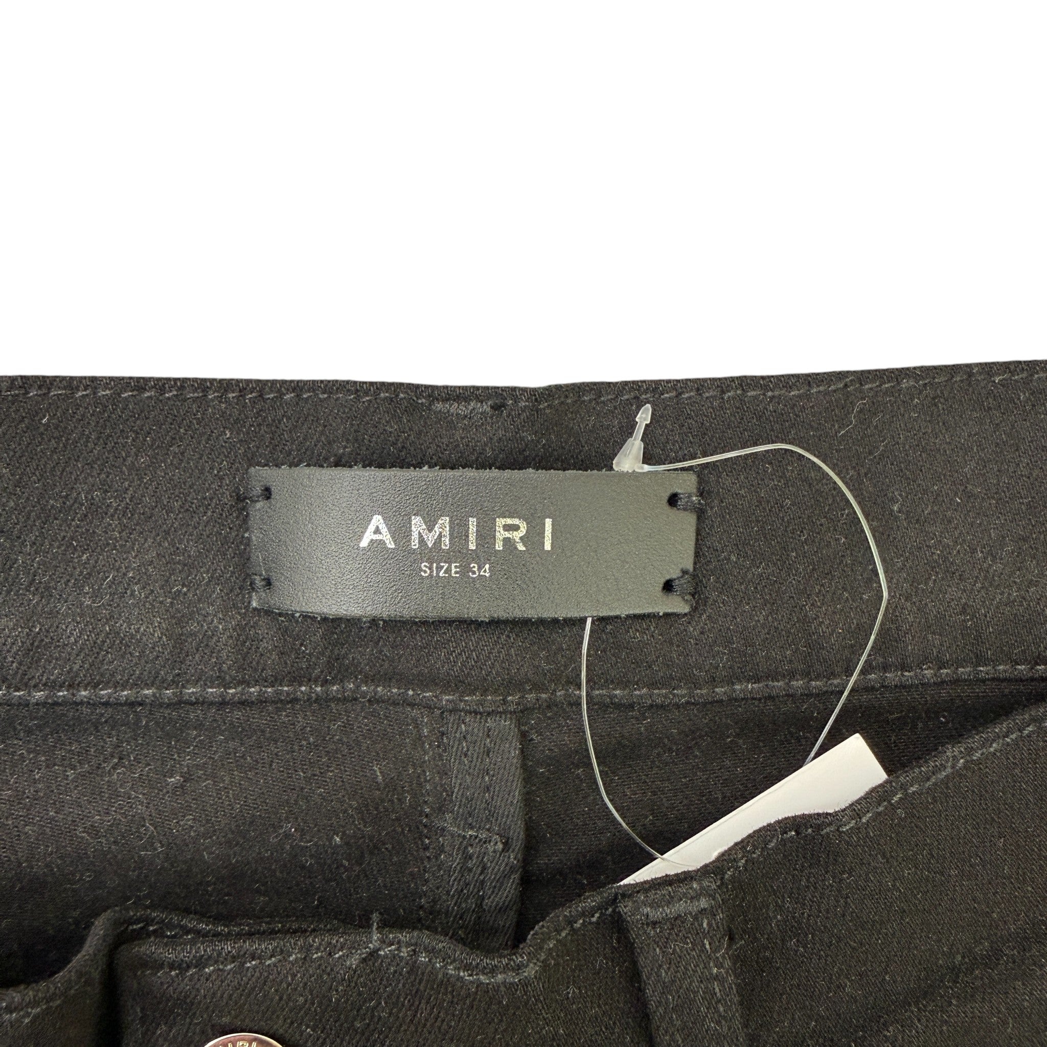 Men's Distressed Jeans Black Size Waist 34"