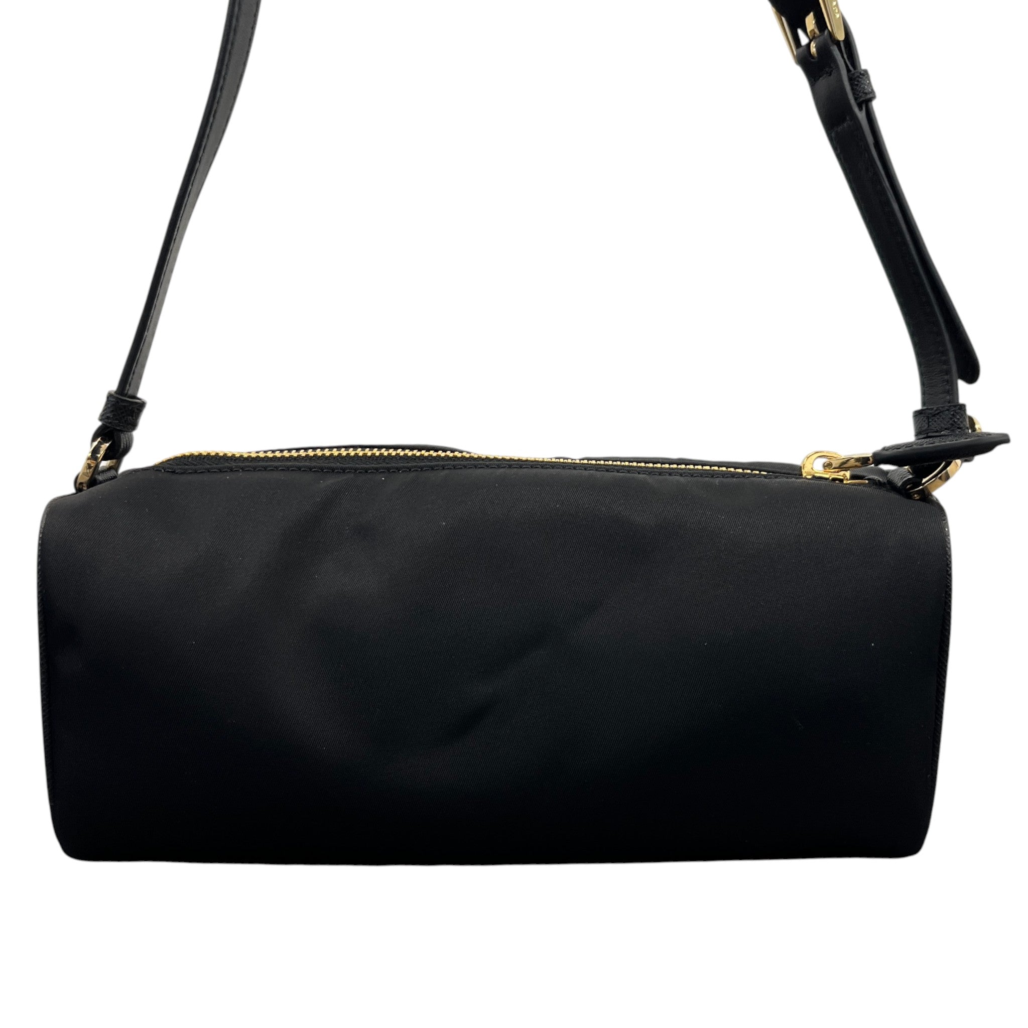 Women's Plaque Logo Handbag Black