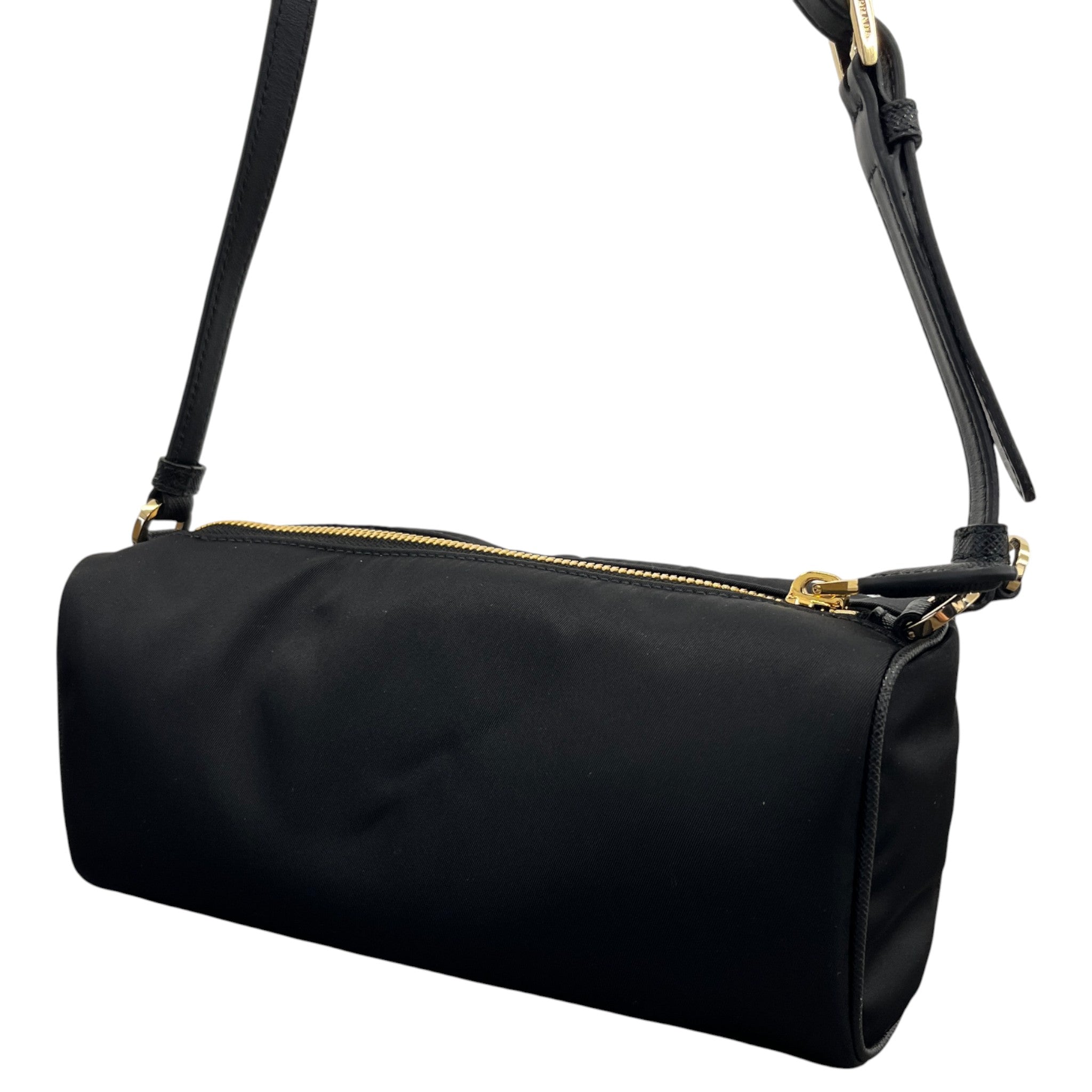 Women's Plaque Logo Handbag Black