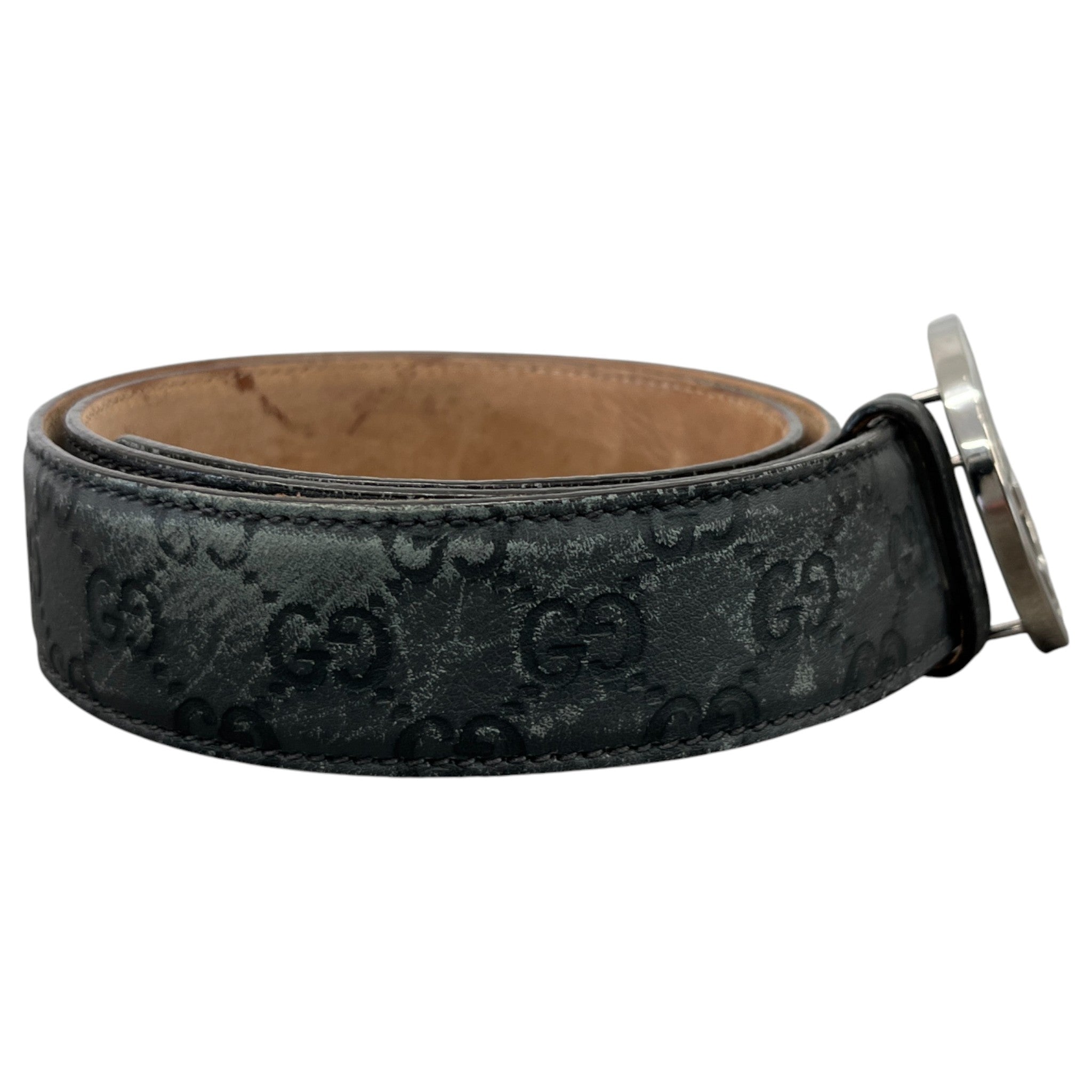 Men's Gg Supreme Belt Grey Size Waist 30"