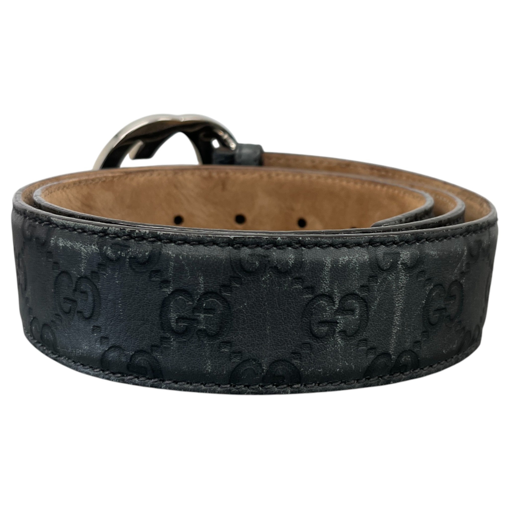 Men's Gg Supreme Belt Grey Size Waist 30"