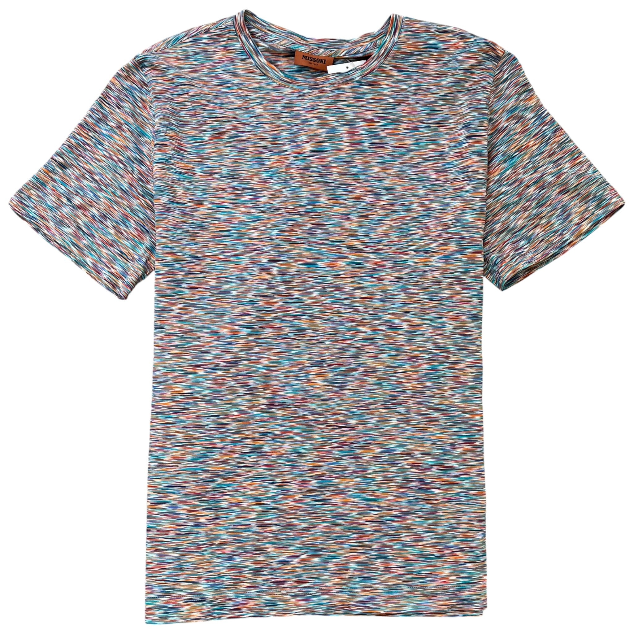 Men's Space Dye T-Shirt Multi-Coloured Size L