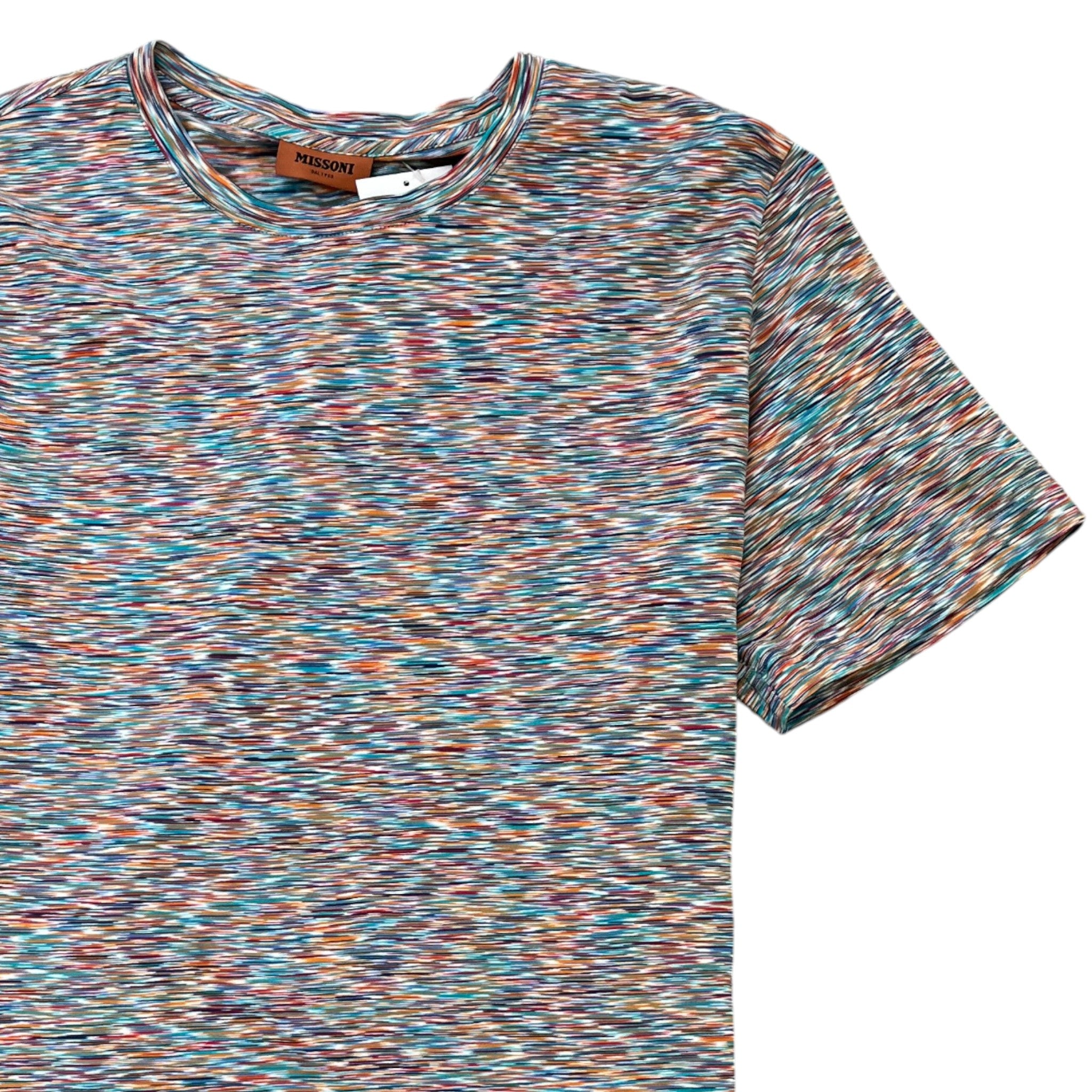 Men's Space Dye T-Shirt Multi-Coloured Size L