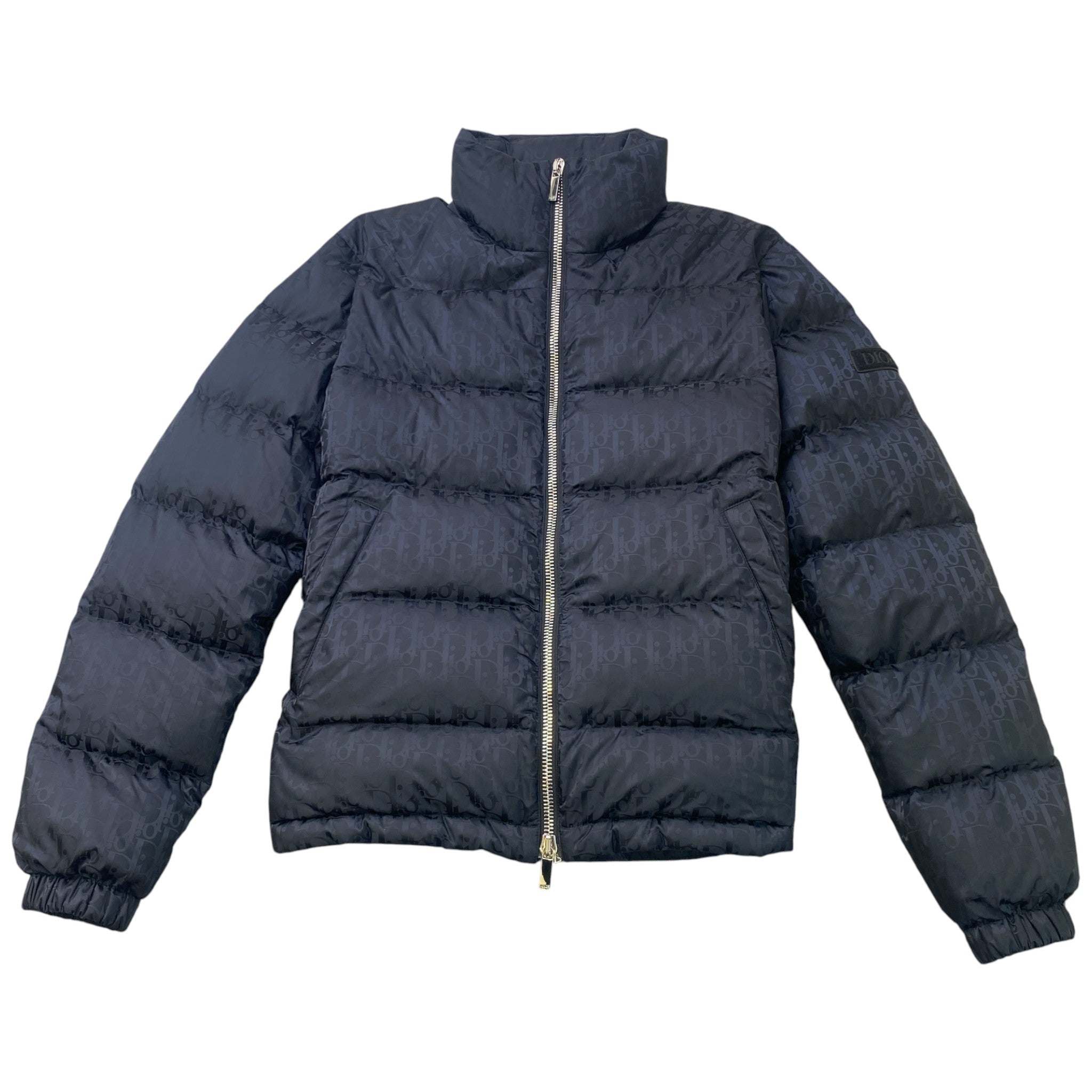 Men's Oblique Technical Down Jacket Black Size IT 44 / XS