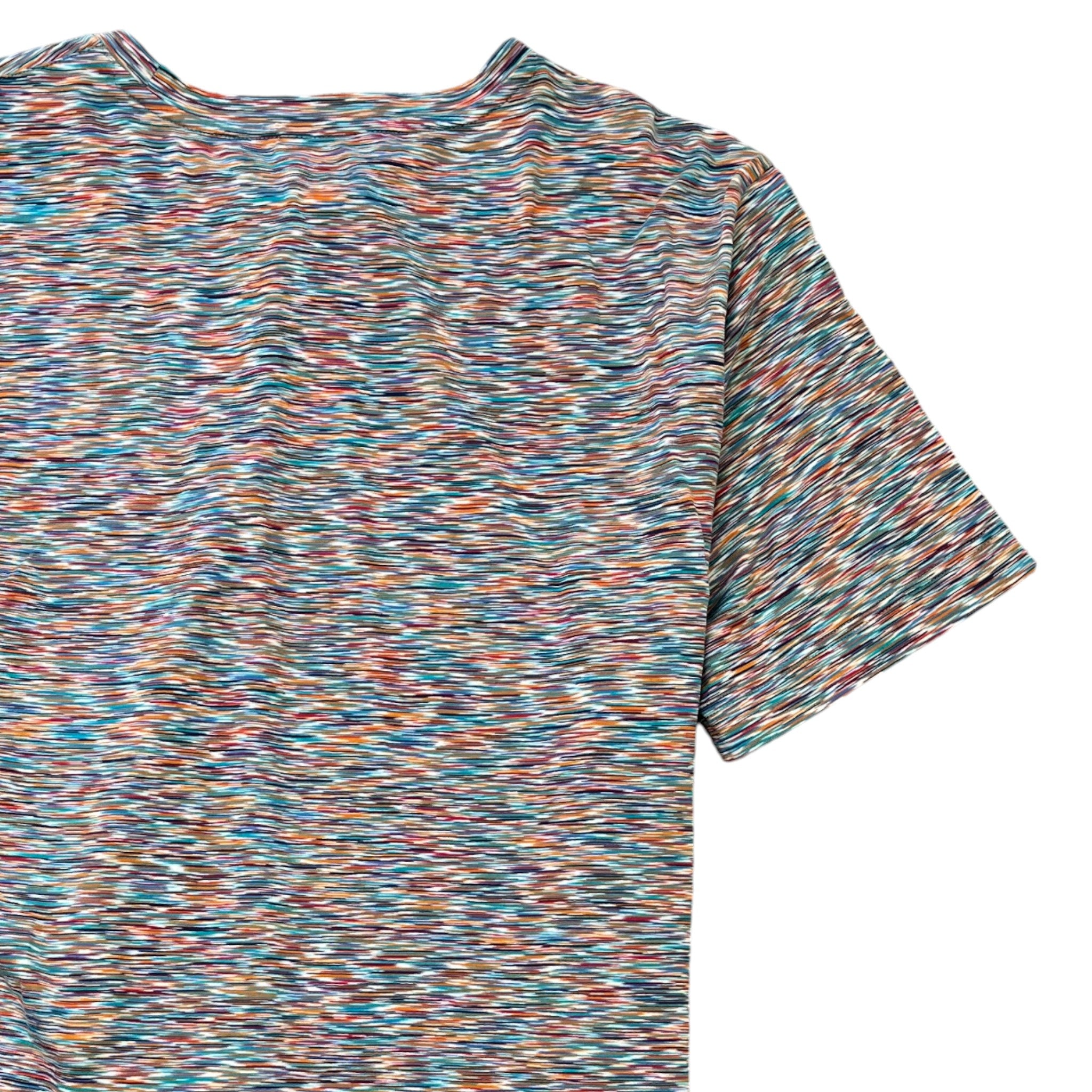 Men's Space Dye T-Shirt Multi-Coloured Size L