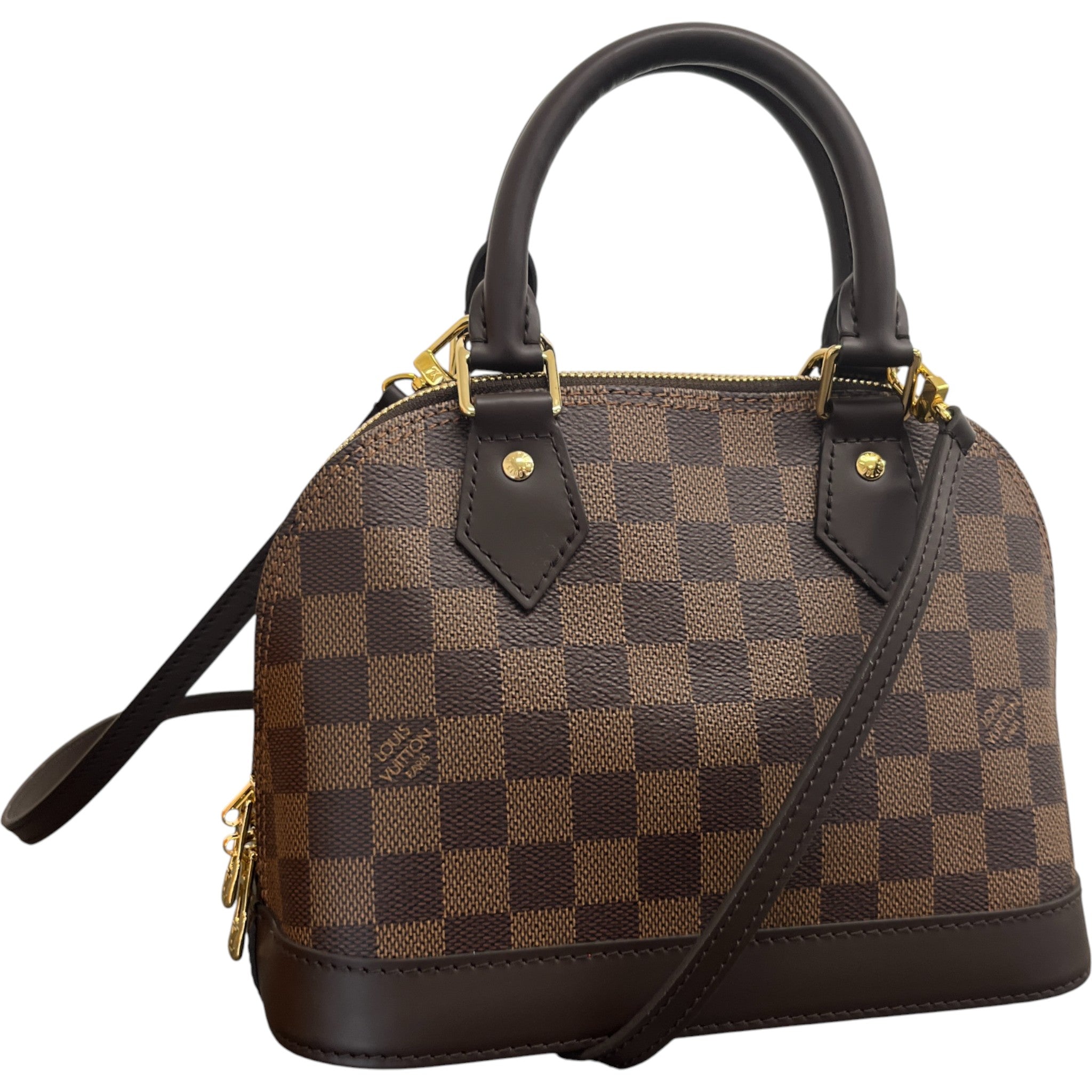 Women's Damier Ebene Alma Bb Handbag Brown