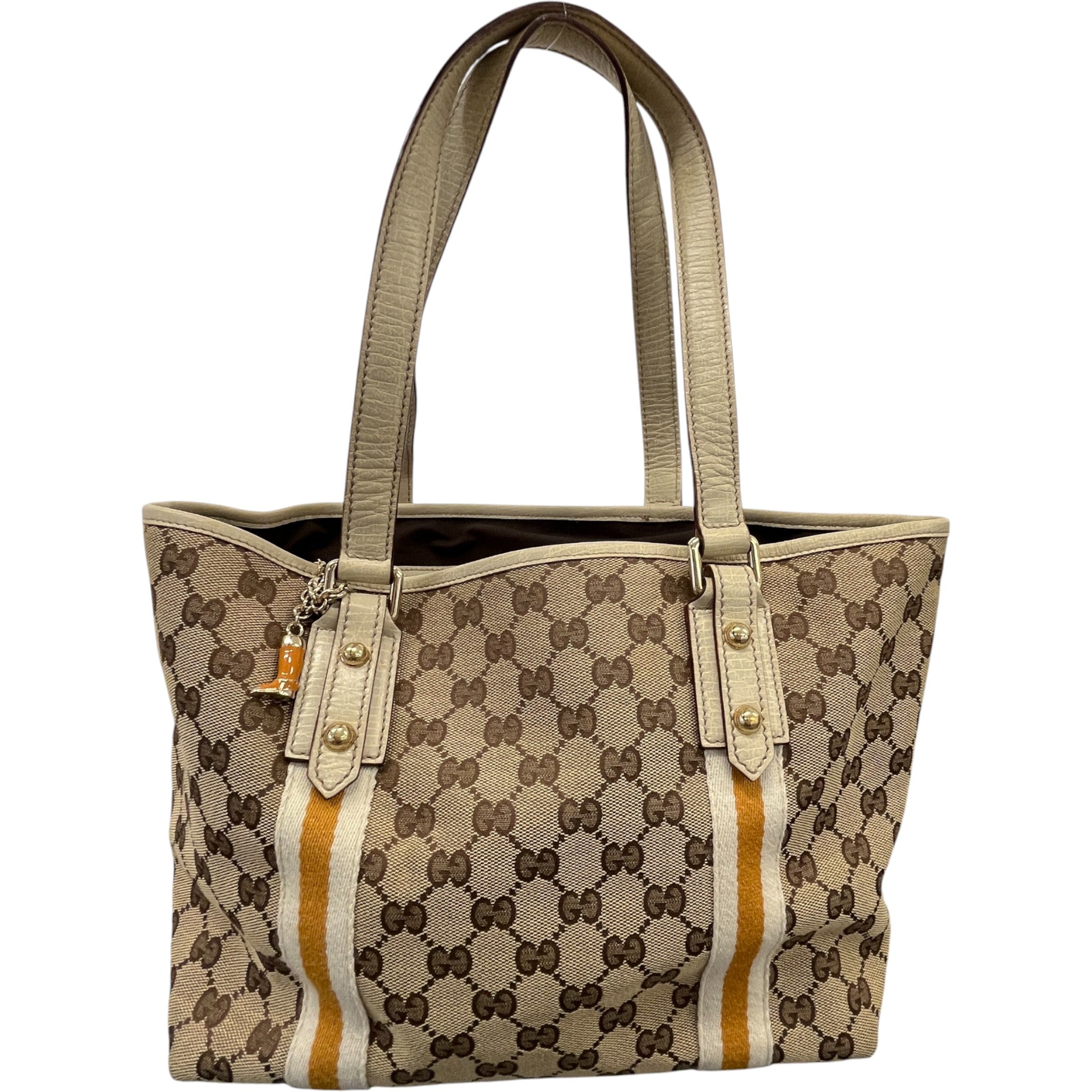 Women's Gg Canvas Jolicoeur Tote Bag Beige